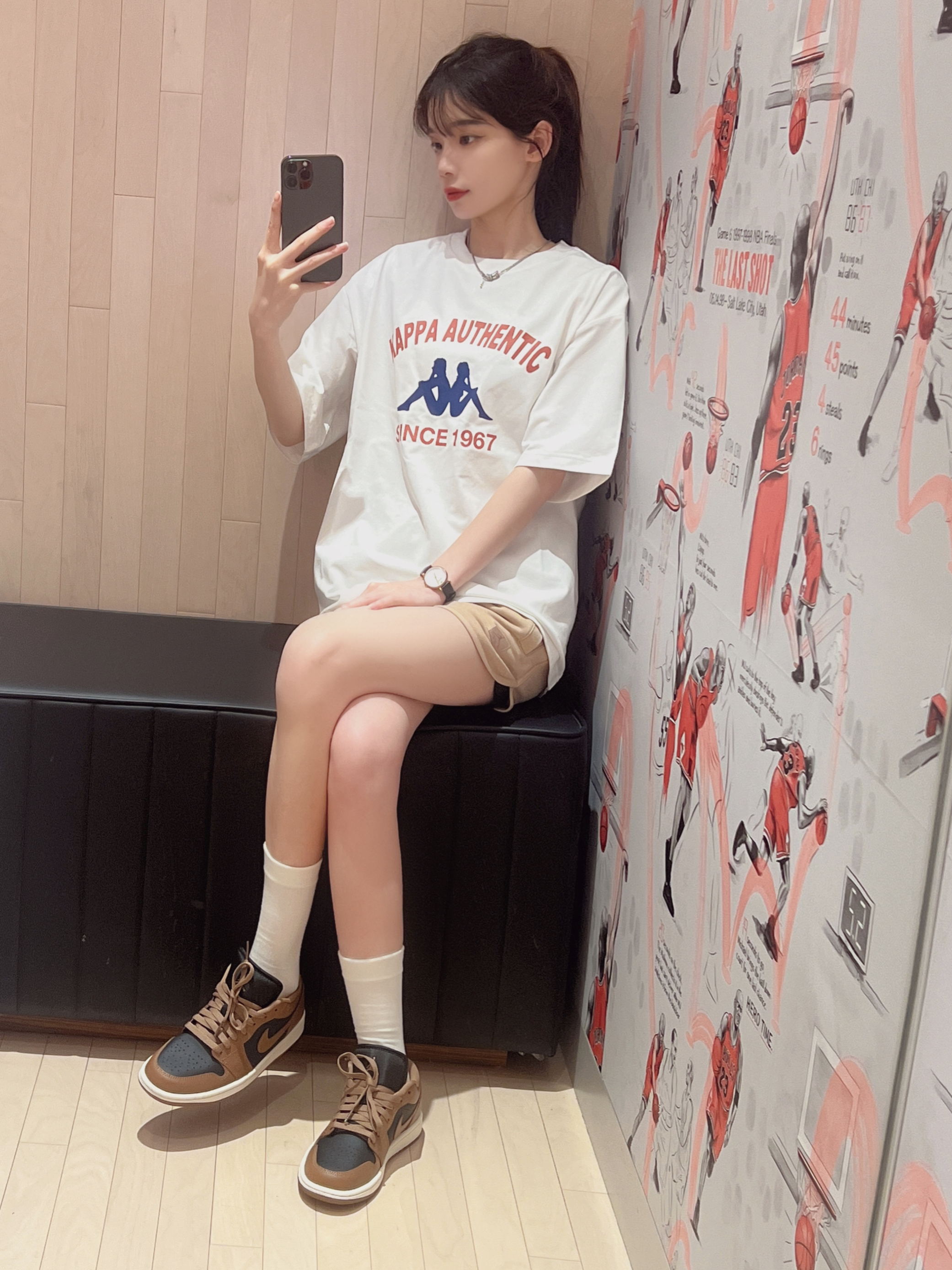 😀白T恤果然是百搭款呢！