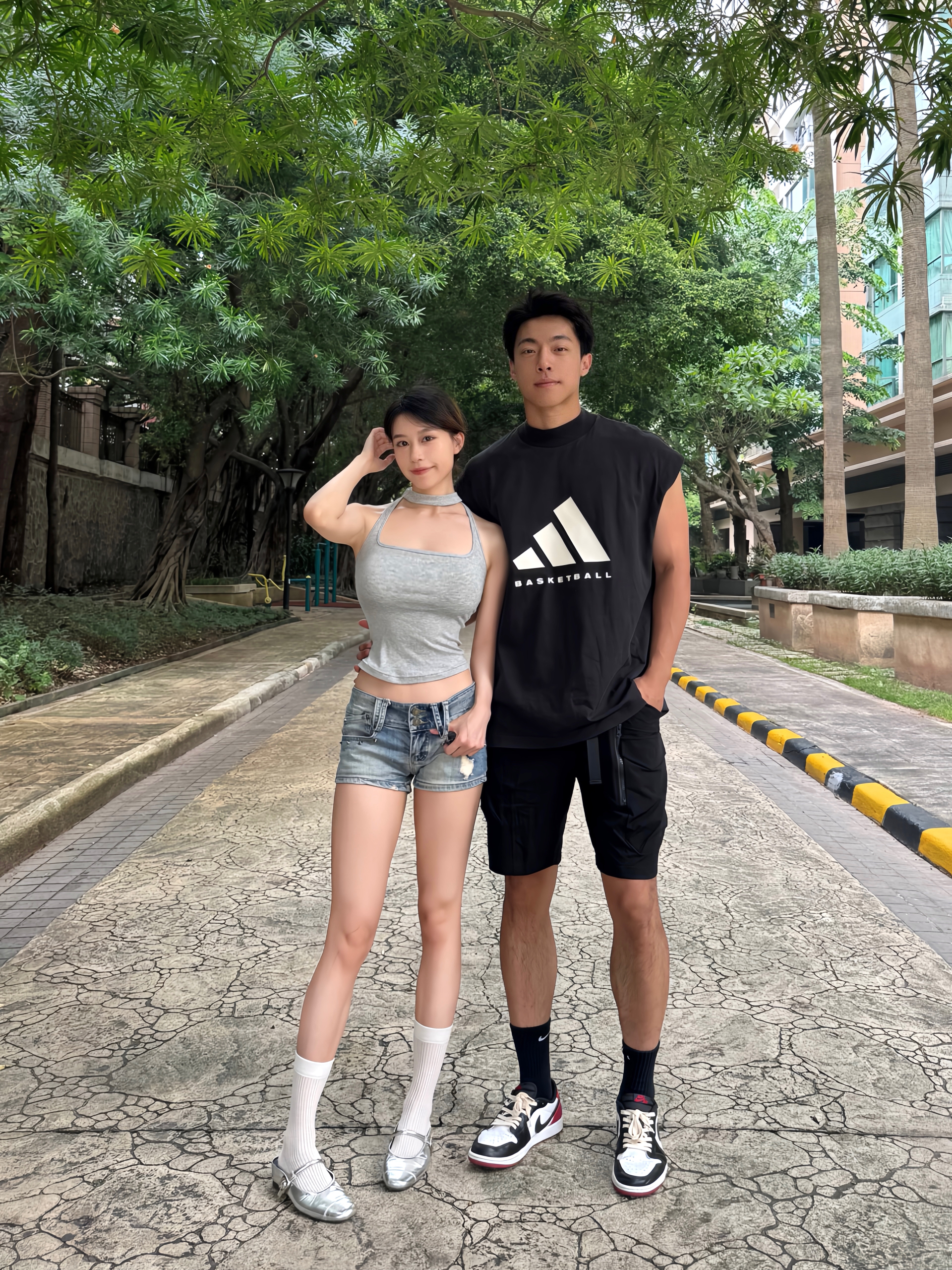 165和185｜黑皮弟弟和他的漂亮模特学姐