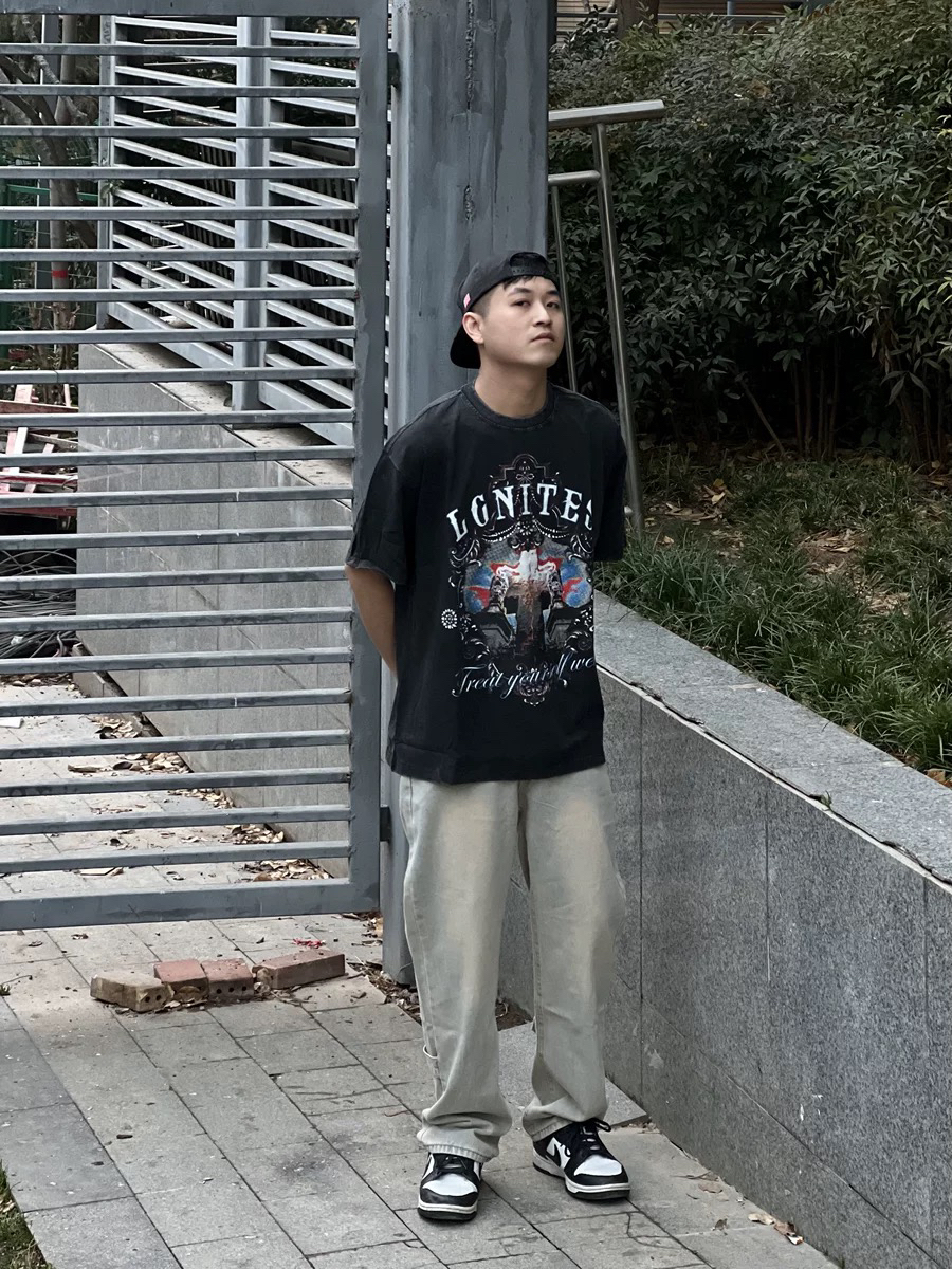 复古水洗牛仔裤 真的是超值推荐