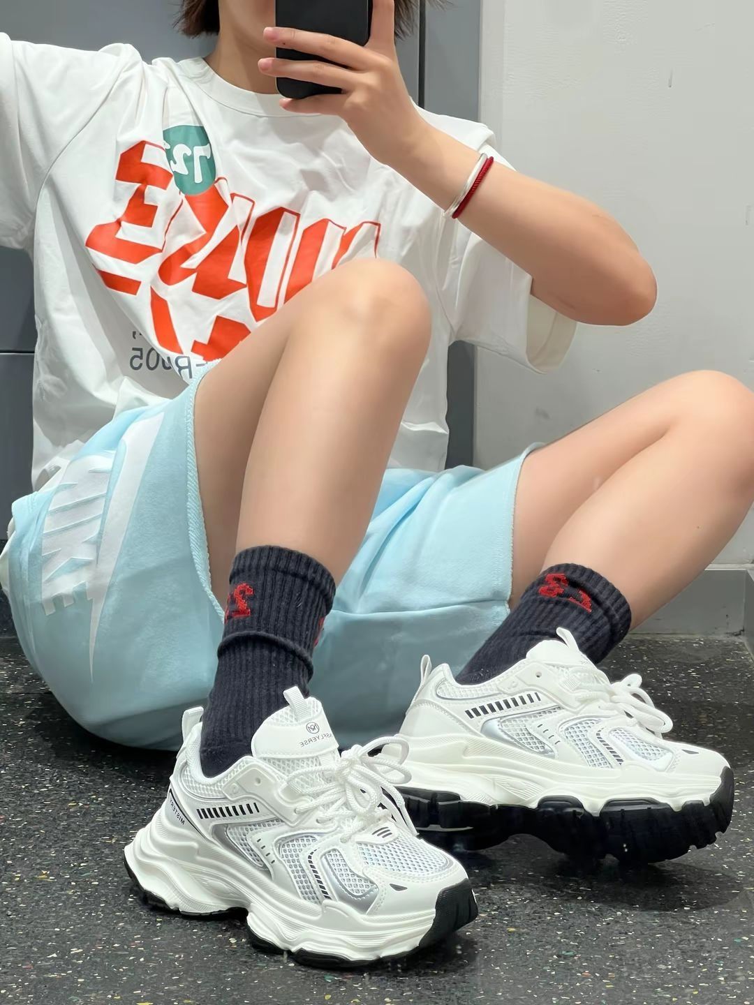 🔥爆款来袭！耐克Dri-Fit吸汗速干字母数字印花圆领短袖T恤👕