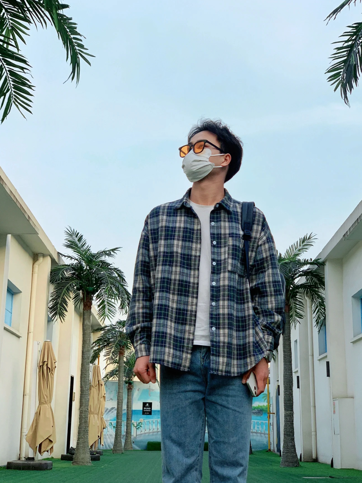 港风满满的夏日格子衬衫