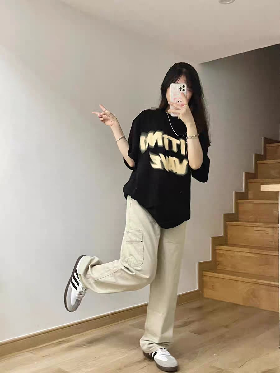 🌟👖美到炸裂的真维斯阔腿工装裤，你还不赶紧入手？🌟