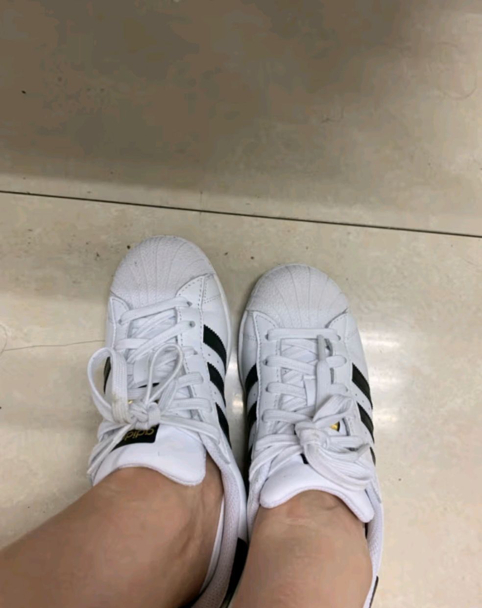 好鞋分享#贝壳头#鞋控的日常#值得入手 #三叶草#正品#超级舒服的德训鞋