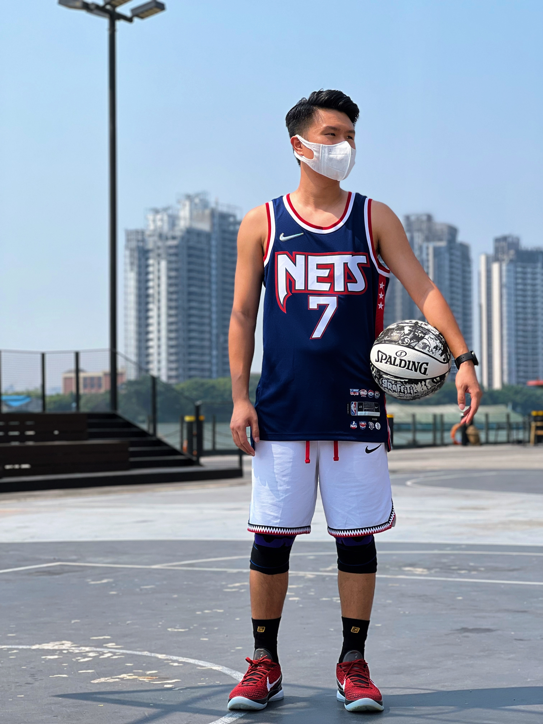 来江边打球吧🏀秋天的微风吹得正好