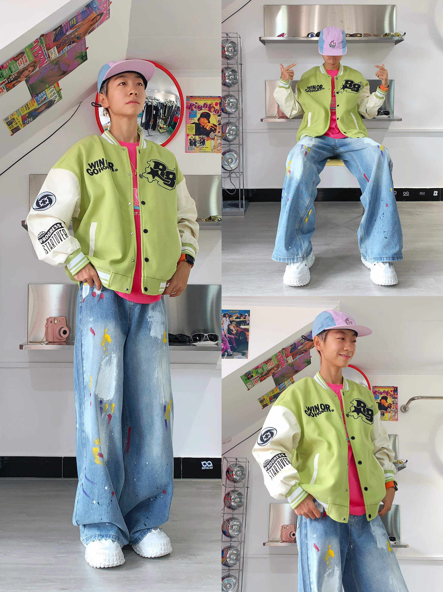 我的开学新装备｜美式棒球服拿捏我的美式复古