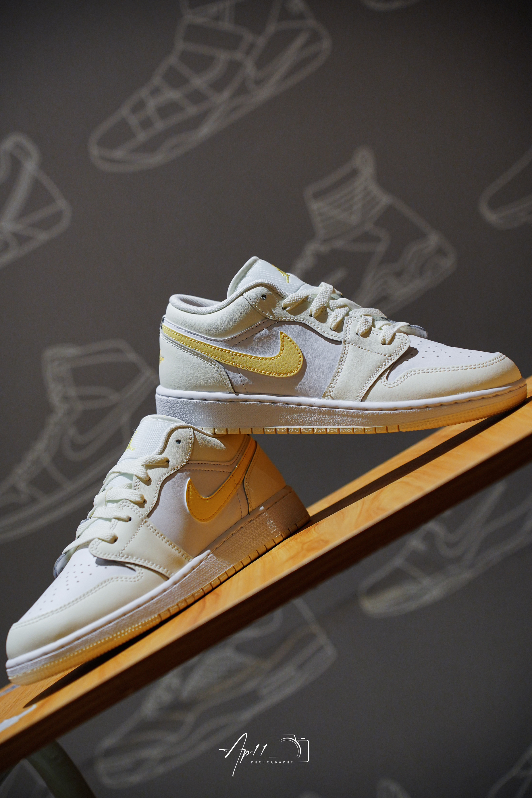 柠檬黄🍋配色 Air Jordan 1 Low 属实是有夏日内味了！