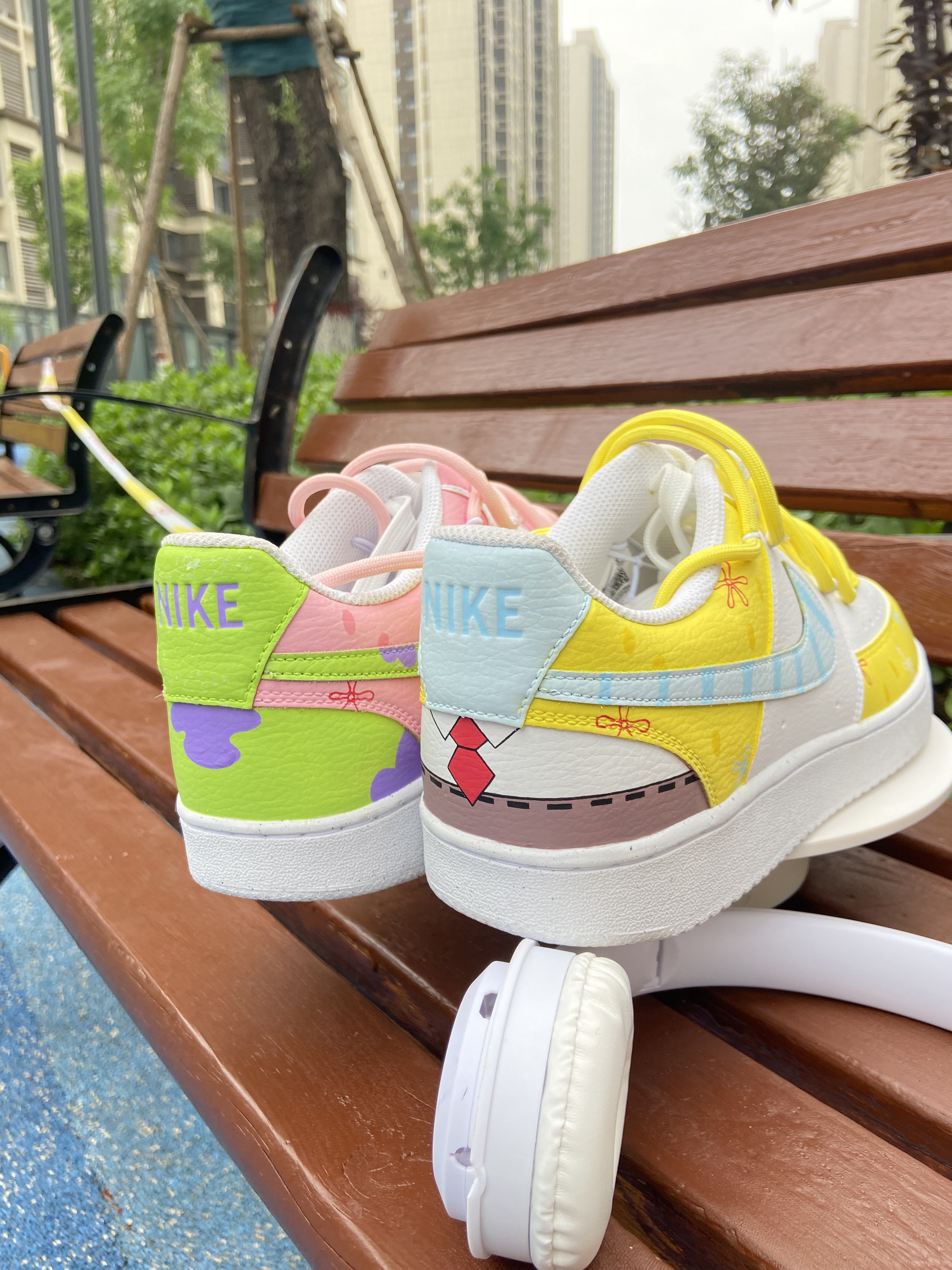 Nike比奇堡!真的超级炸街💕