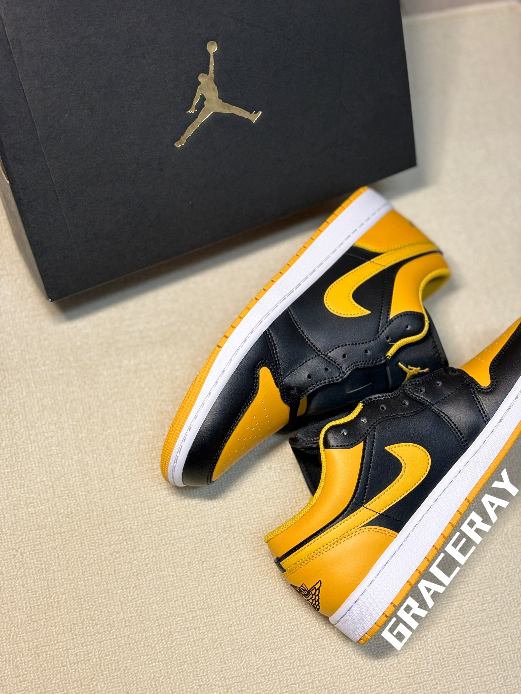 Air Jordan 1Low "Yellow Ochre"「乔治中国行」