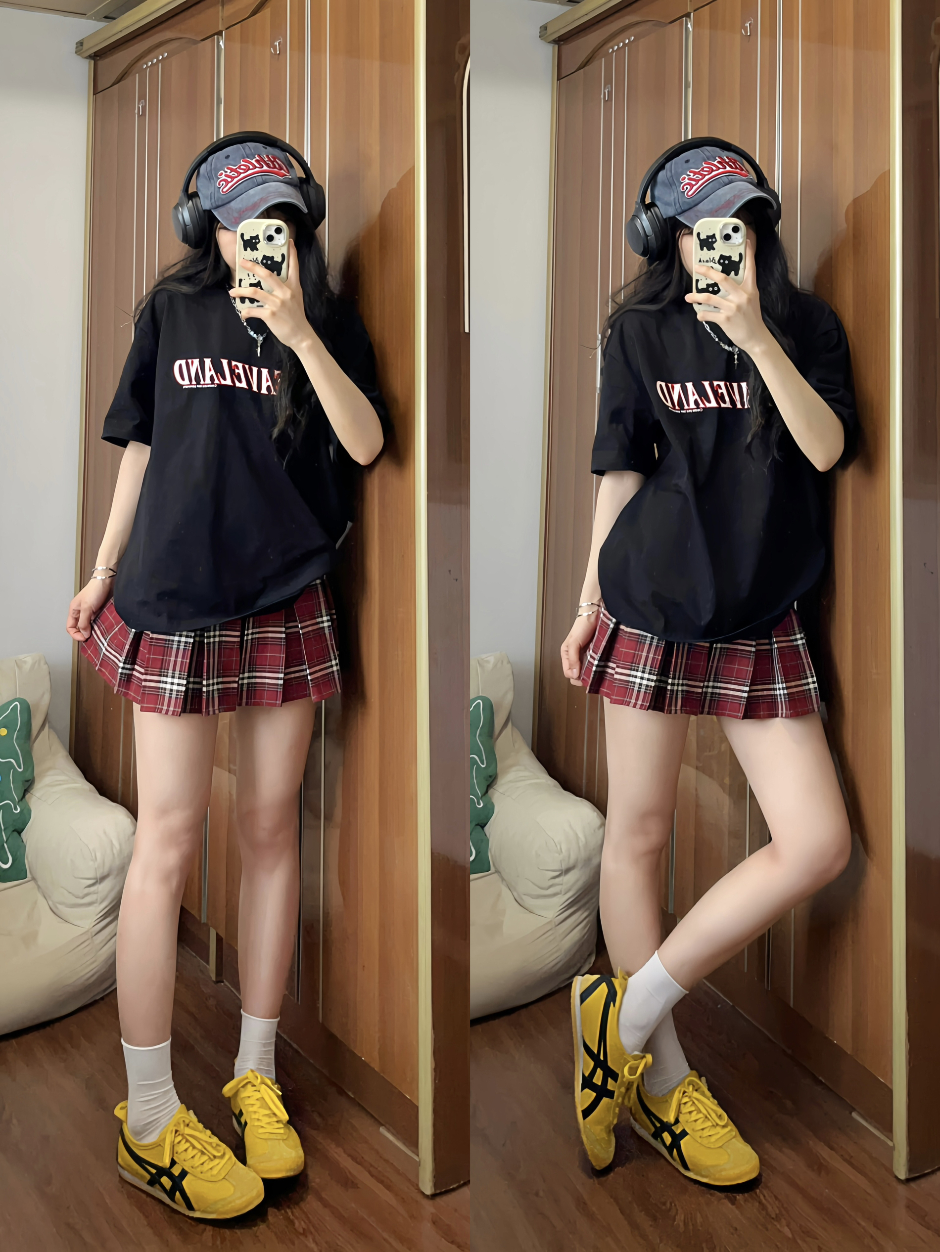 OOTD | 美式甜心辣妹穿搭🥀撞色真的活力感十足！