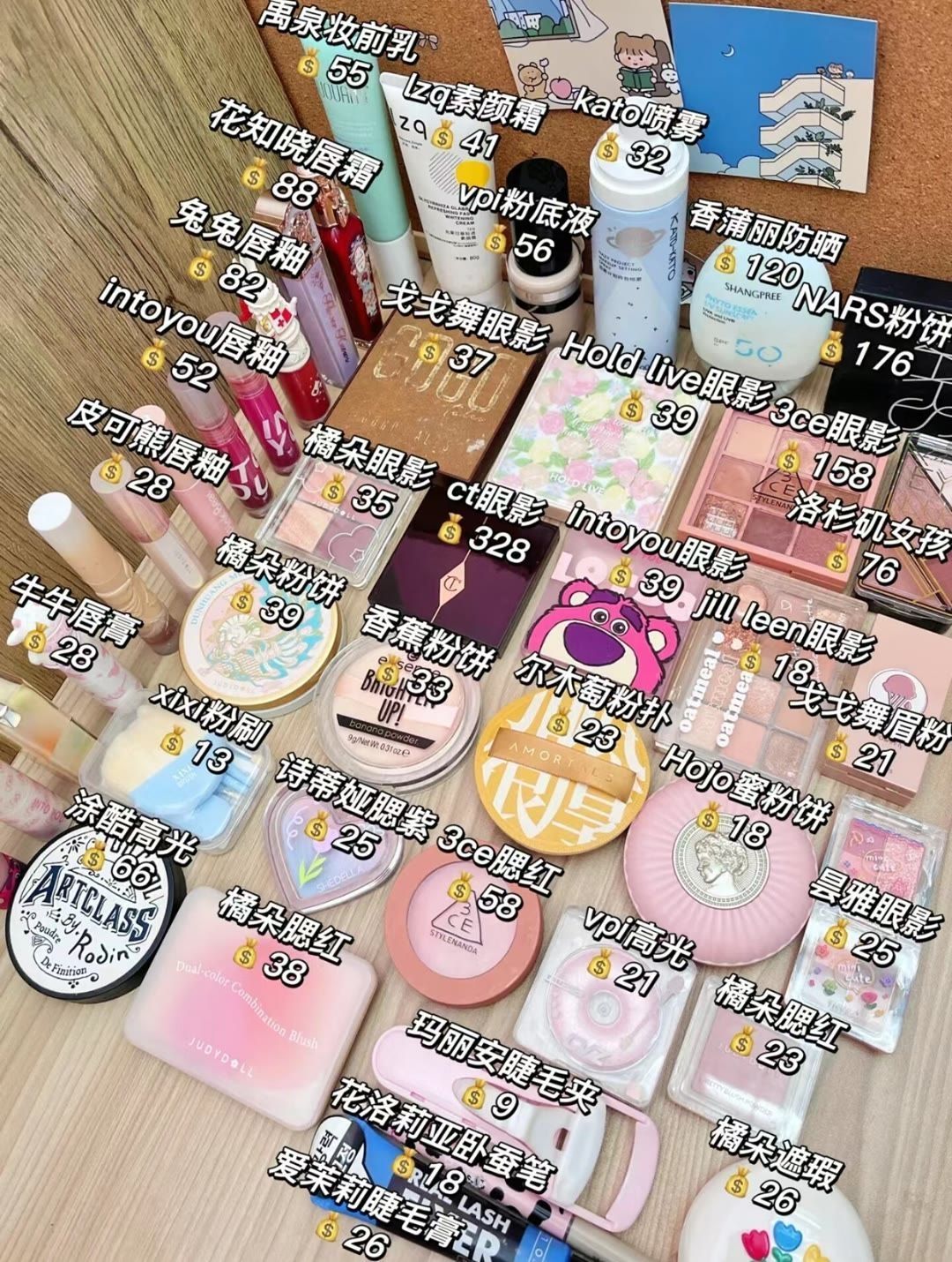 🌸✨生活费1000💝没跟风0踩雷全套化妆品 