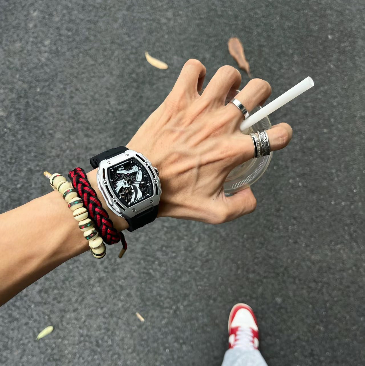 镂空马克华菲，真的帅‼️