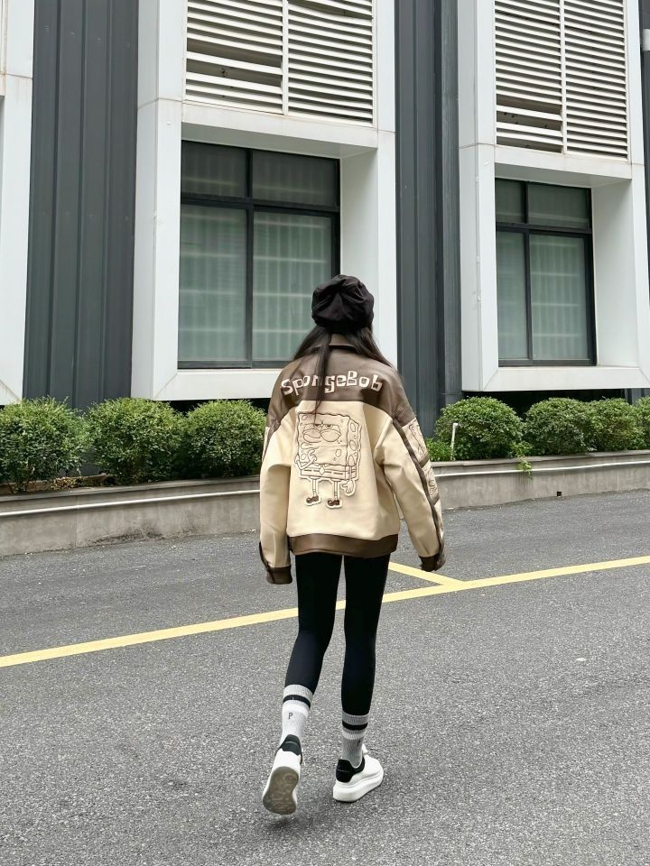 好Q的海绵宝宝皮衣