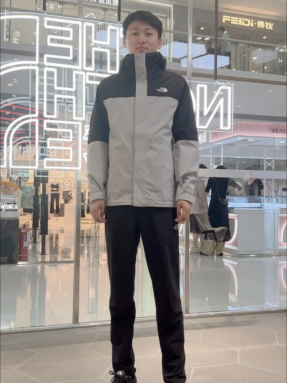 TheNorthFace 户外出行简约三合一冲锋衣