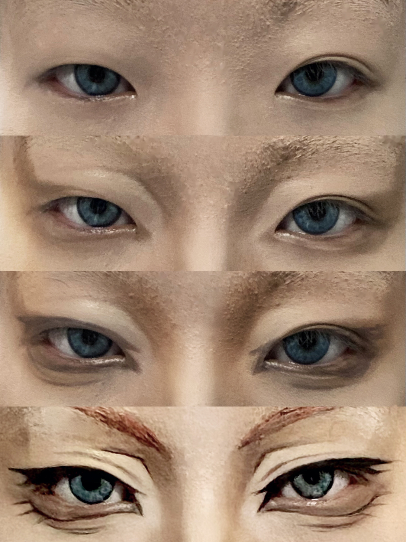 不用双眼皮贴照样改大小眼