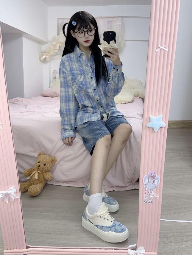 校园感🏫衬衫来啦，男女同款我太爱啦🥰