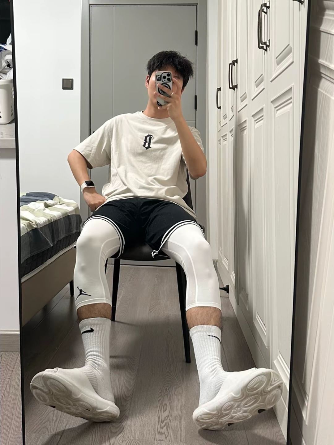 耐克家的这款七分紧身裤,简直是我夏天最爱的单品之一!😍