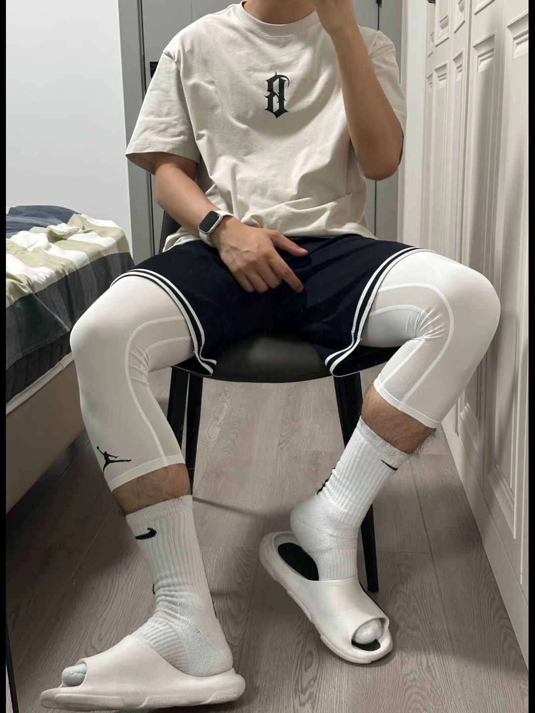 耐克家的这款七分紧身裤,简直是我夏天最爱的单品之一!😍