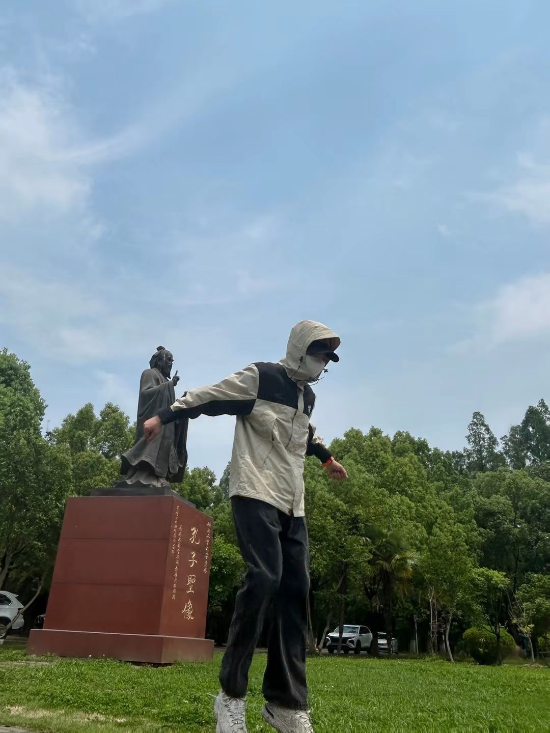 💥北面拼接字防风防水刺绣拉链连帽远足进藏登山服冲锋衣，太酷了！