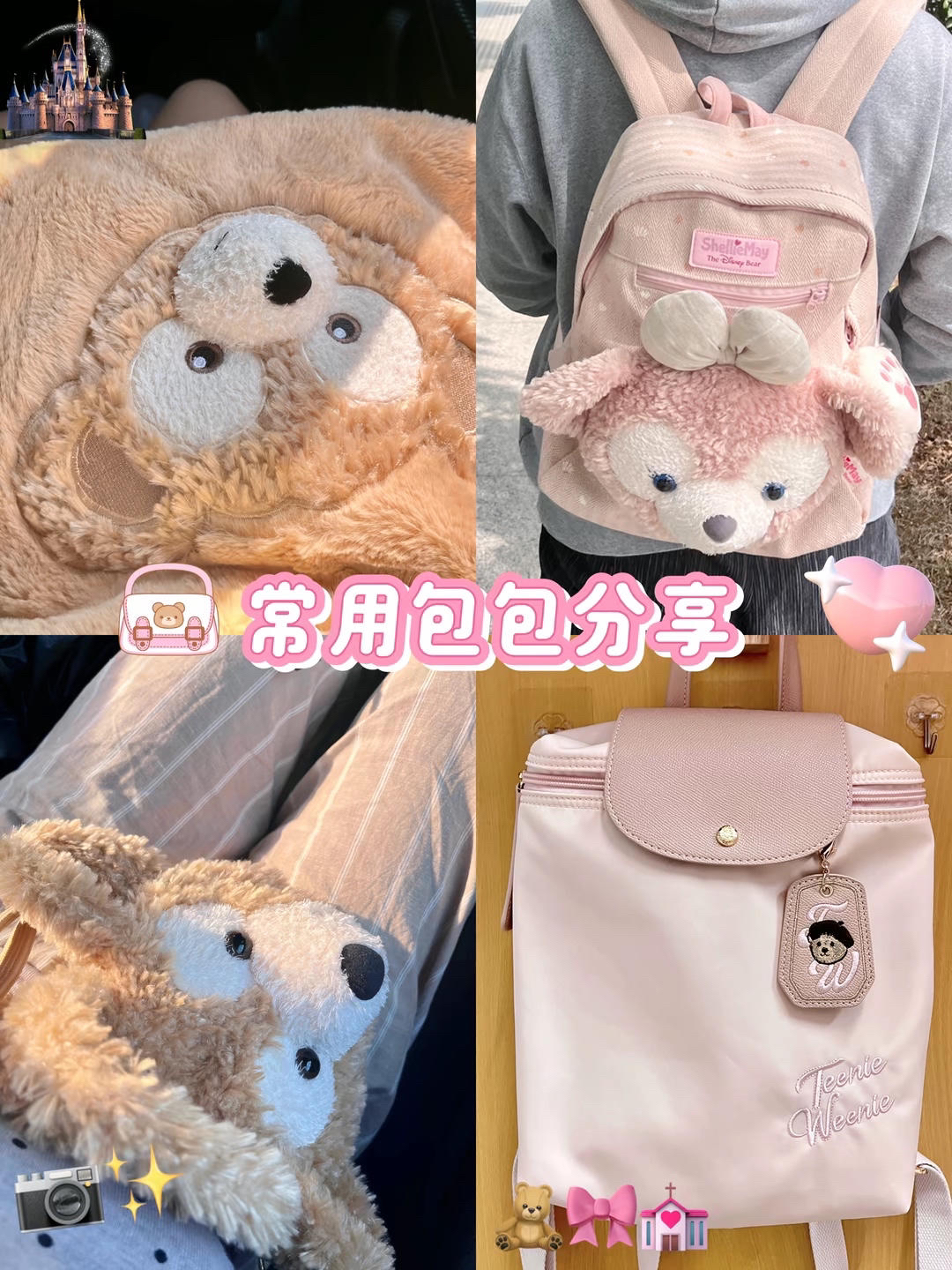 浪漫的生活需要一些可爱的包包ₓ 🧸◟✦🍮˚ ༘