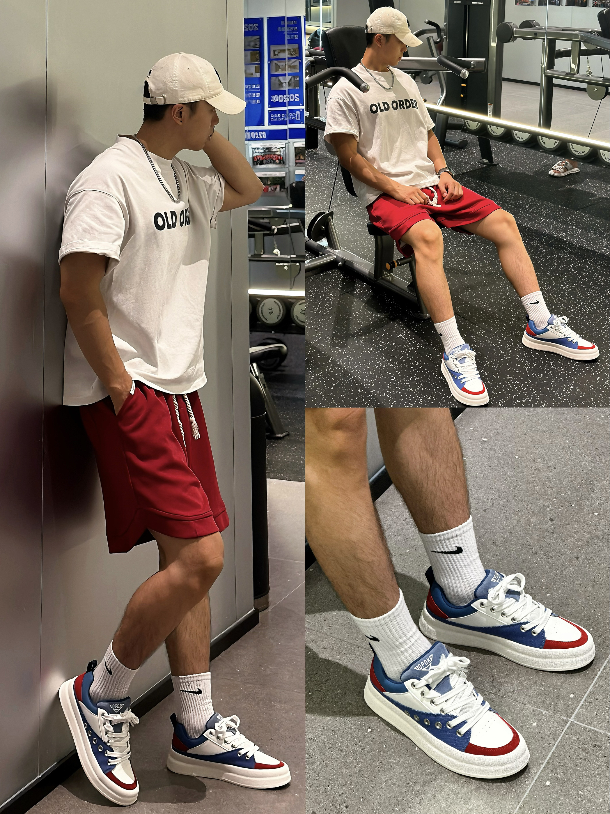 么嘎‼️男生帅不帅先看鞋🔴🔵⚪️