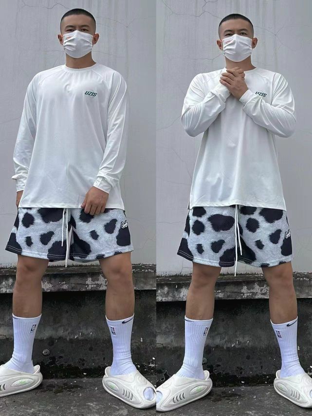 OOTD | ⚪️⚫️肉壮男生的运动长袖