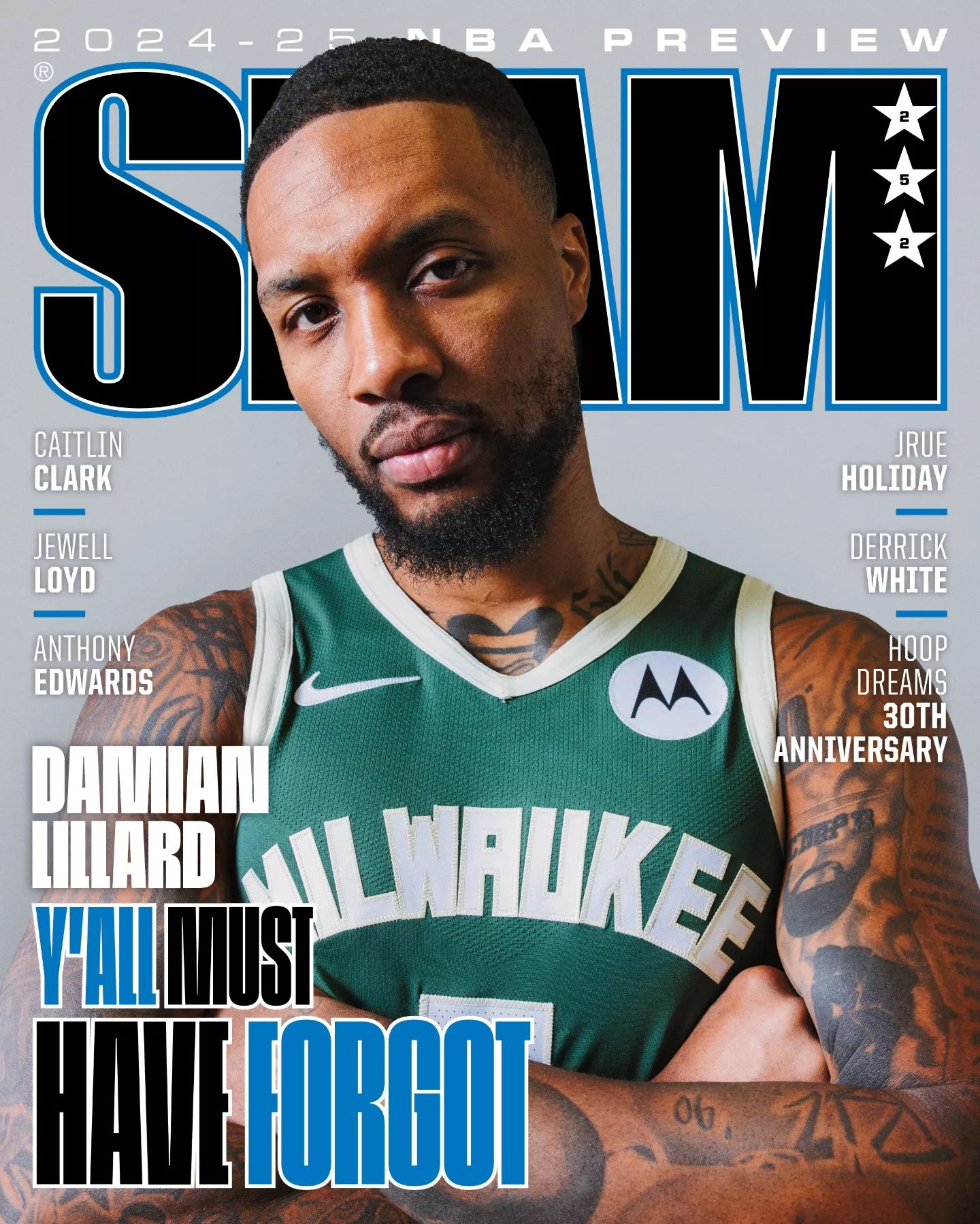 ⌚️Damian Lillard ｜SLAM 252 COVER