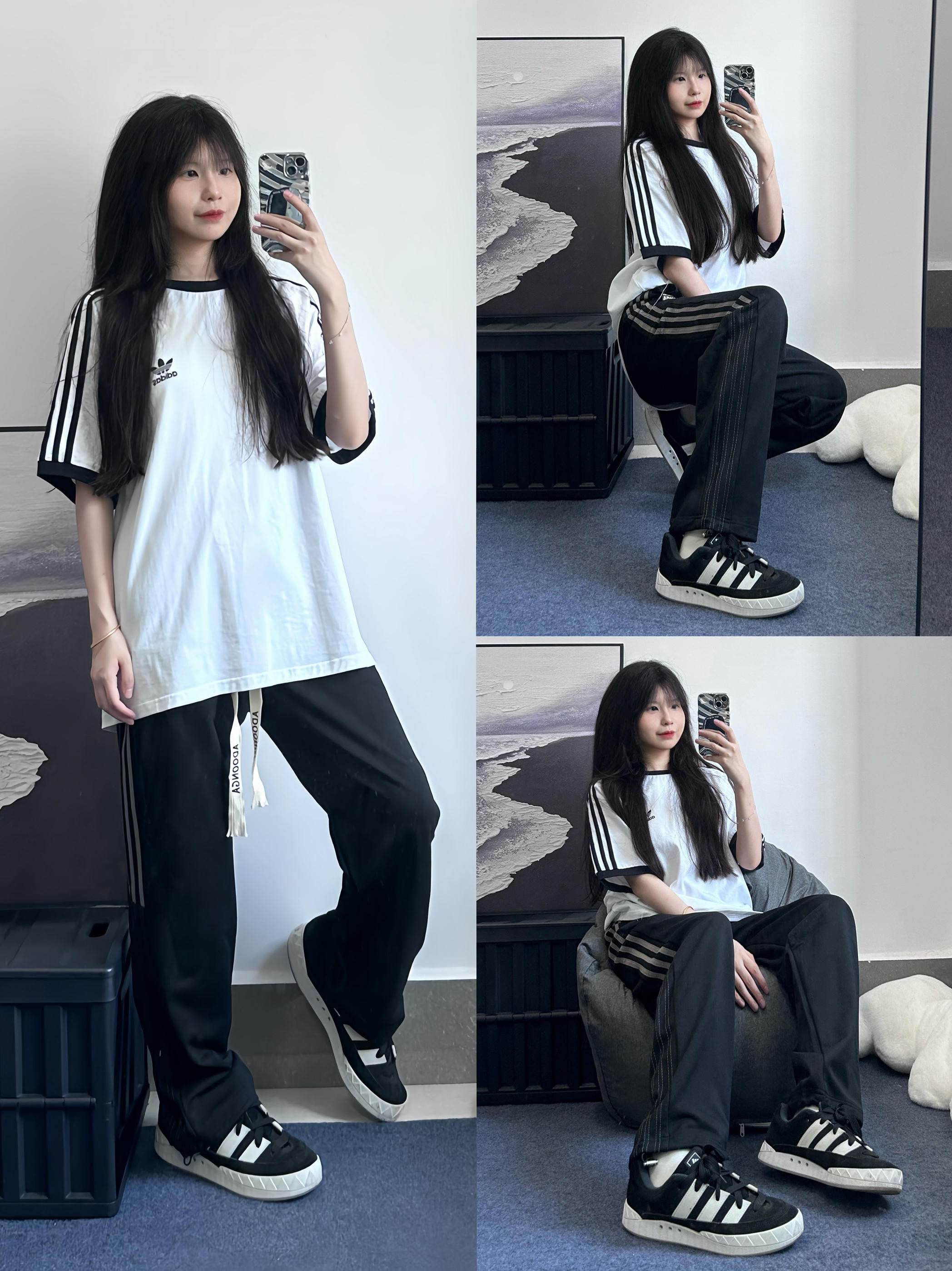 全身三杠元素特别有学生气🆗