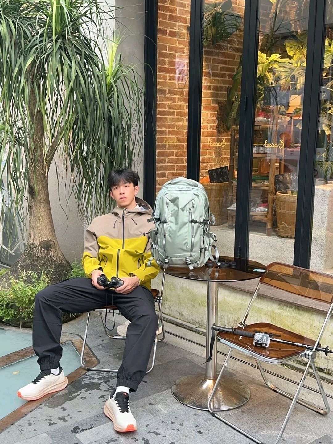 🔥爆款推荐!安踏x中国国家地理 防水防风耐磨单层拉链连帽硬壳冲锋衣🧥