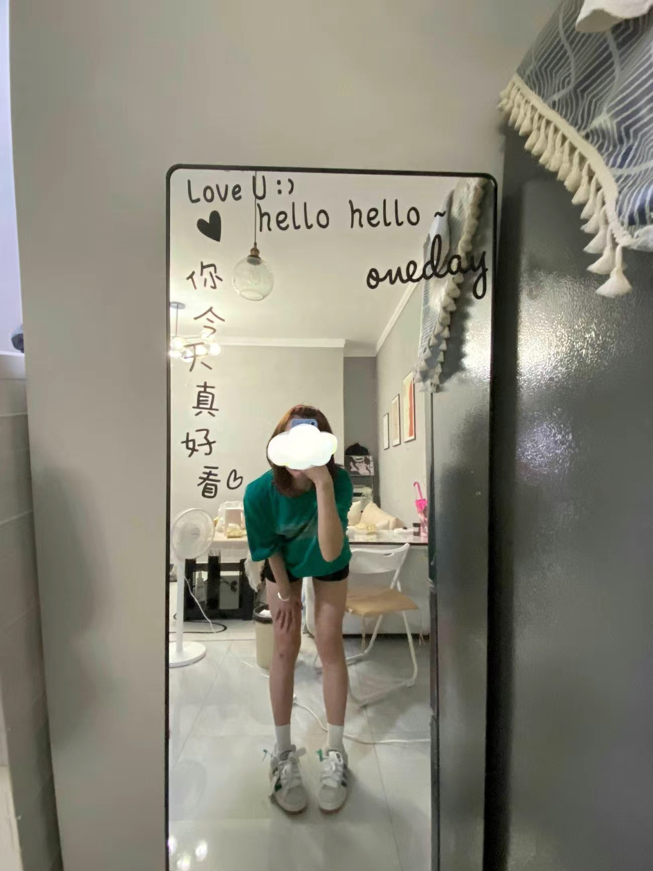 绿色衣服配这个板鞋巨好看 不接受反驳!!😍😍