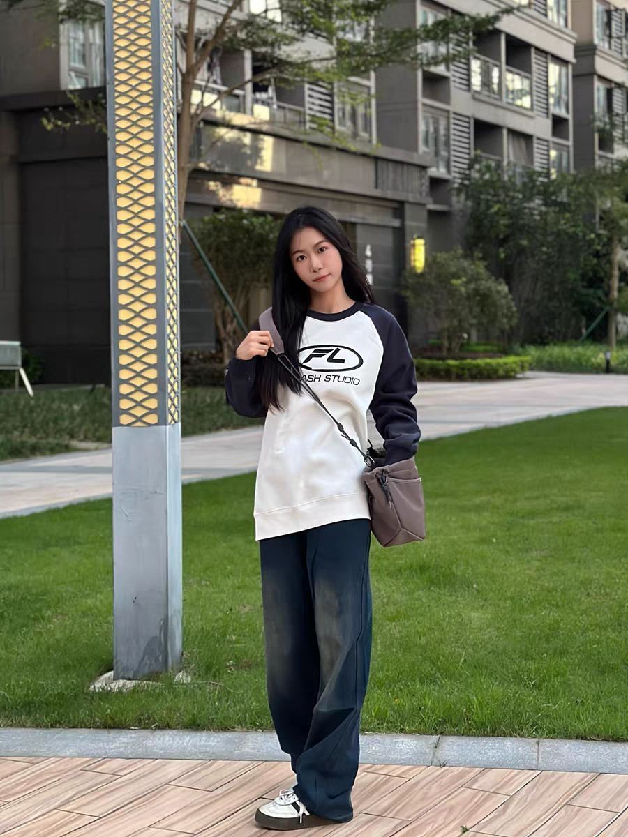 💥💥维路雅 美式中腰渐变直筒牛仔裤👖,绝了!