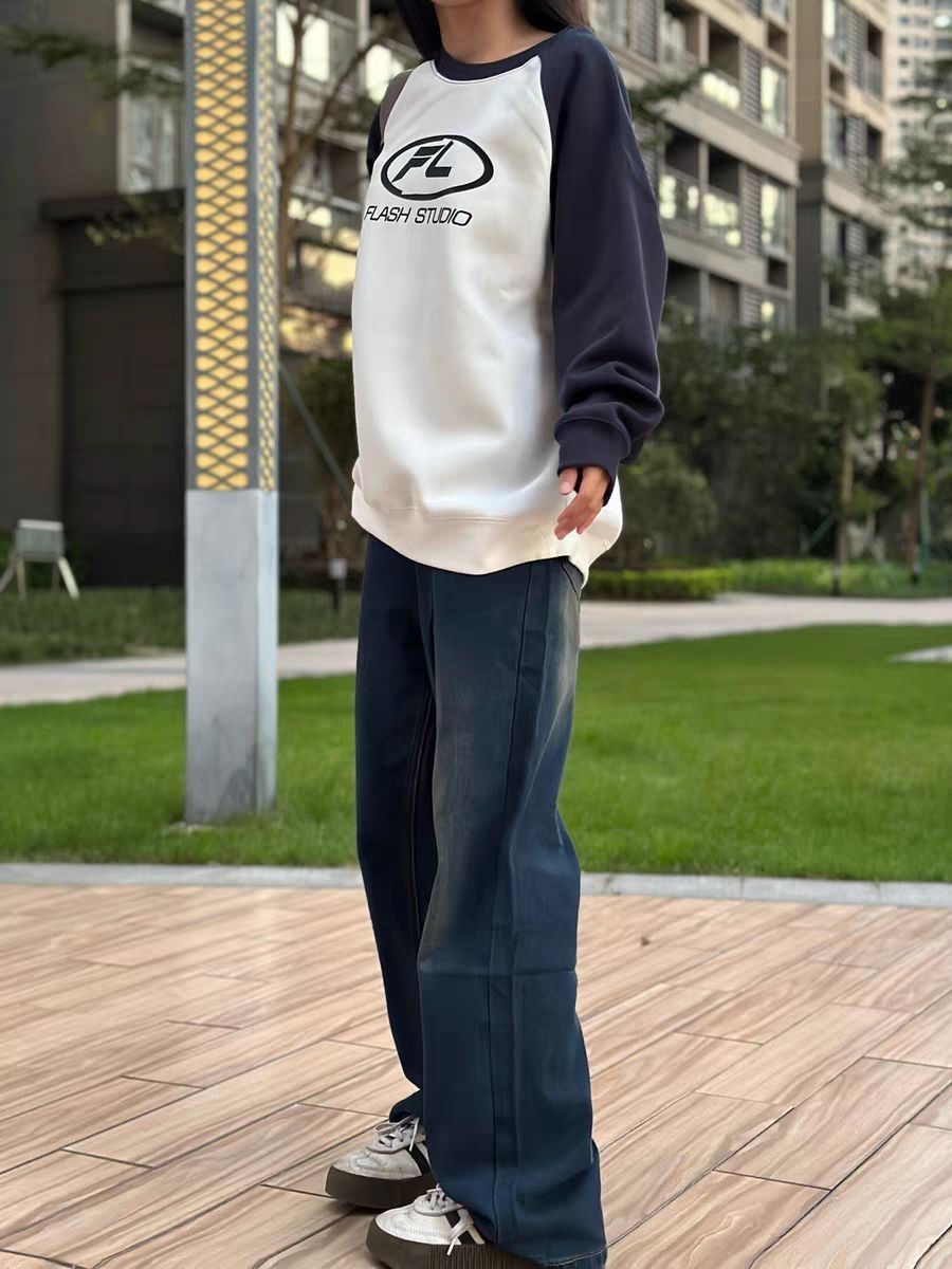💥💥维路雅 美式中腰渐变直筒牛仔裤👖,绝了!