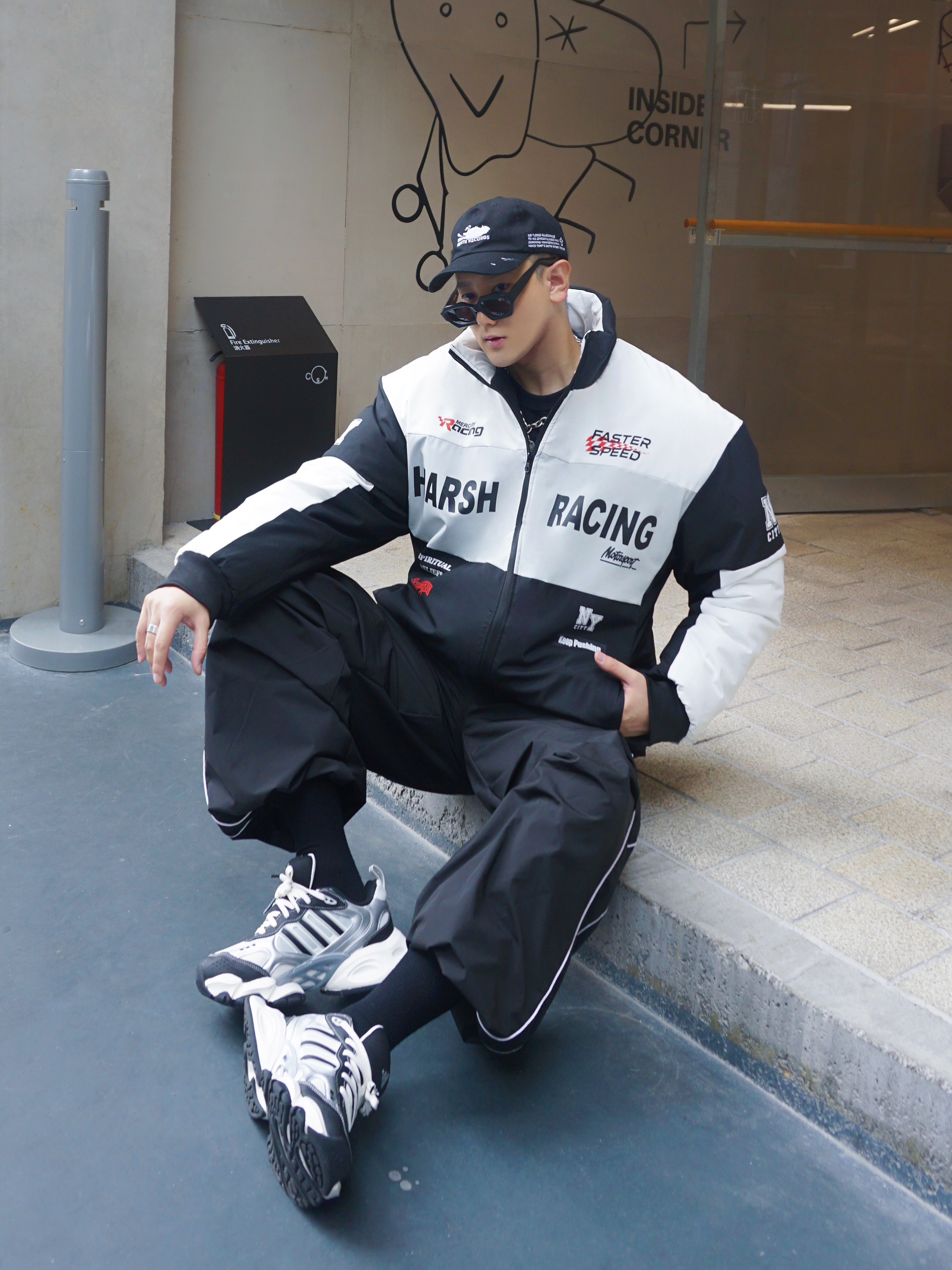 顶男先入冬🏁棉服也能穿成机车帅哥❕