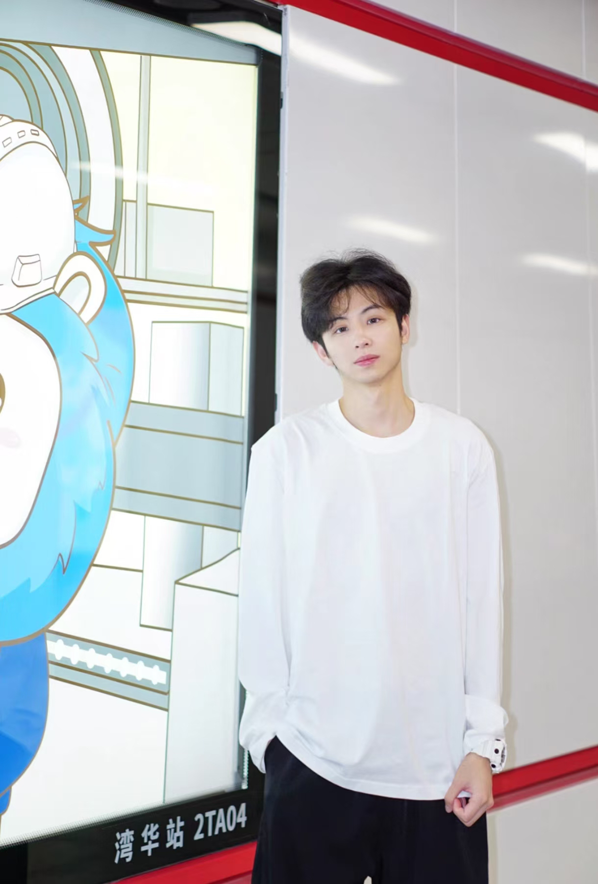 XDFM 美式纯色重磅贴肤打底衫230g纯棉长袖T恤男女宽松透气百搭