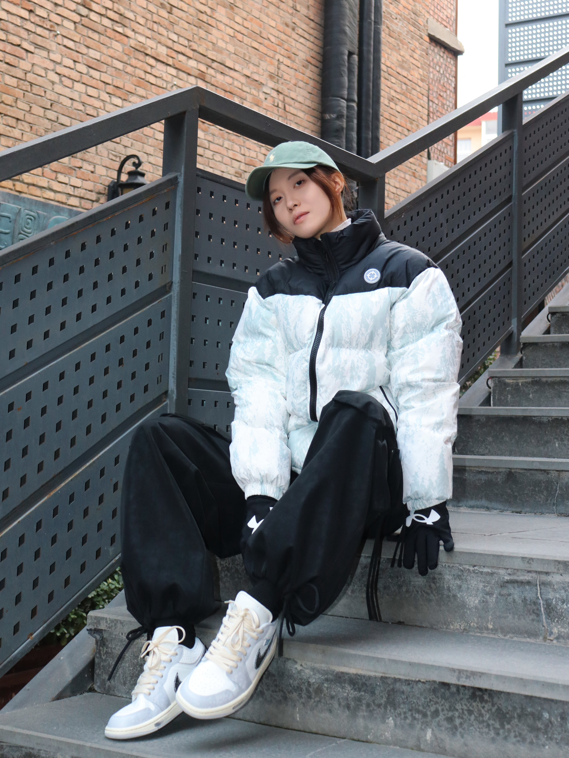 秋冬必备Outfit｜这件浅蓝色羽绒服太暖和了🥹