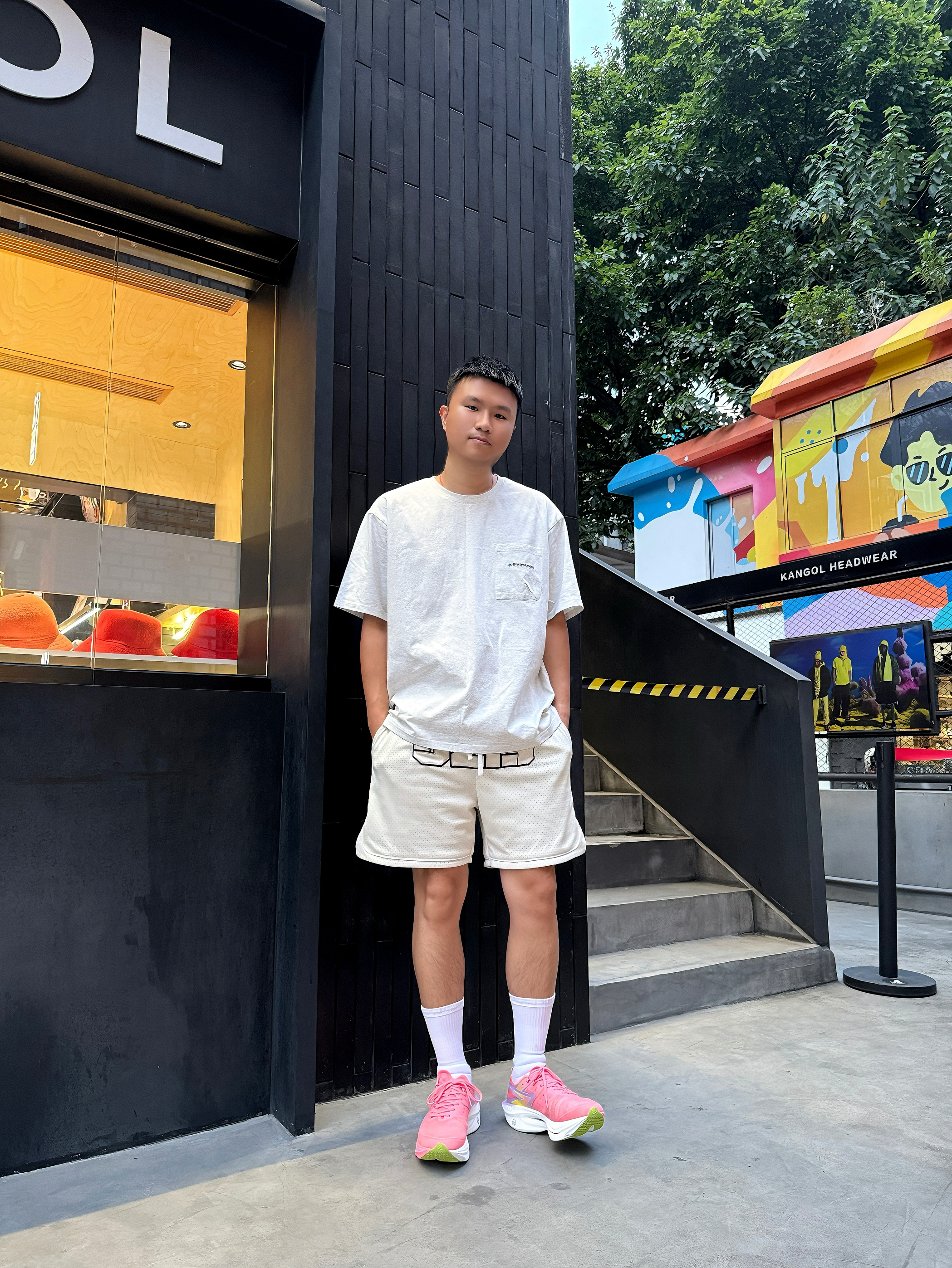 男生也能穿粉色💕心水跑鞋我的爱