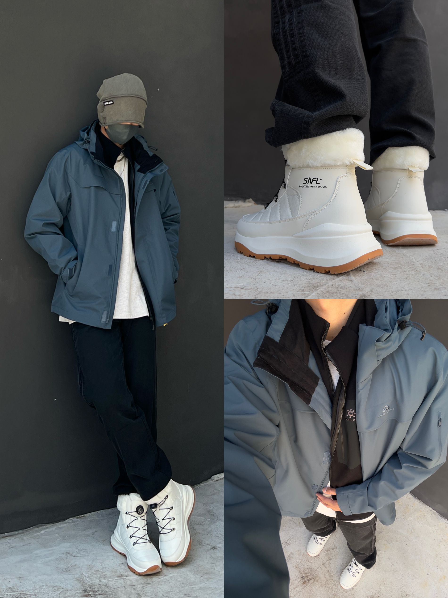 OOTD | 秋冬怎能少得了保暖的雪地靴⁉️