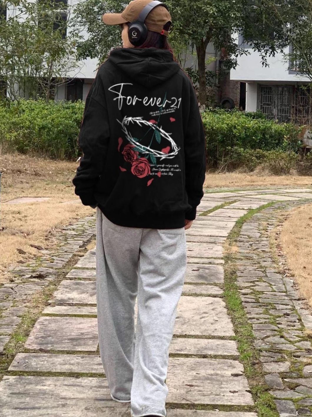 Ootd｜百搭还得是黑卫衣🆒男女都可以穿！