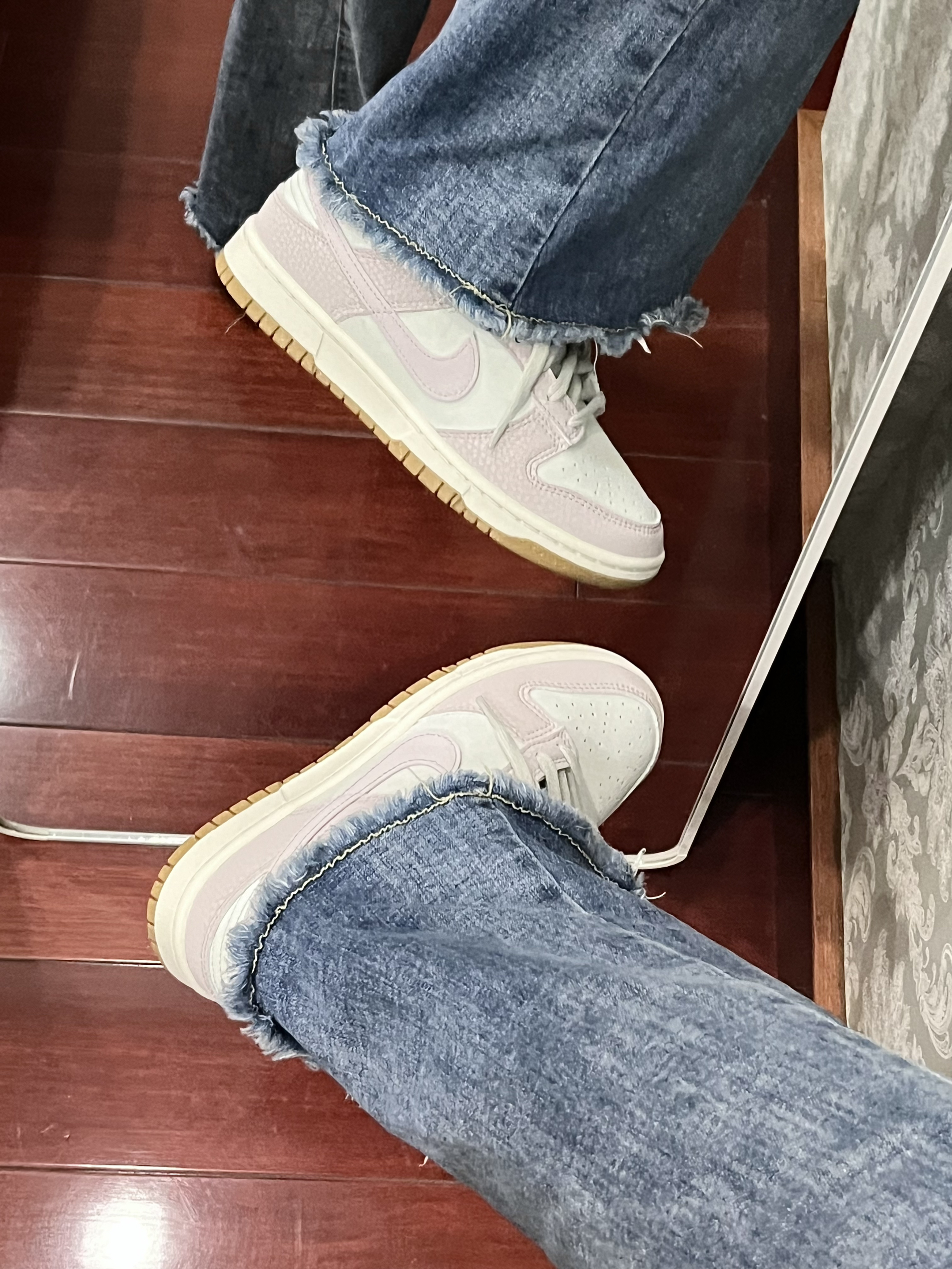 谁还没有一双藕粉dunk板鞋