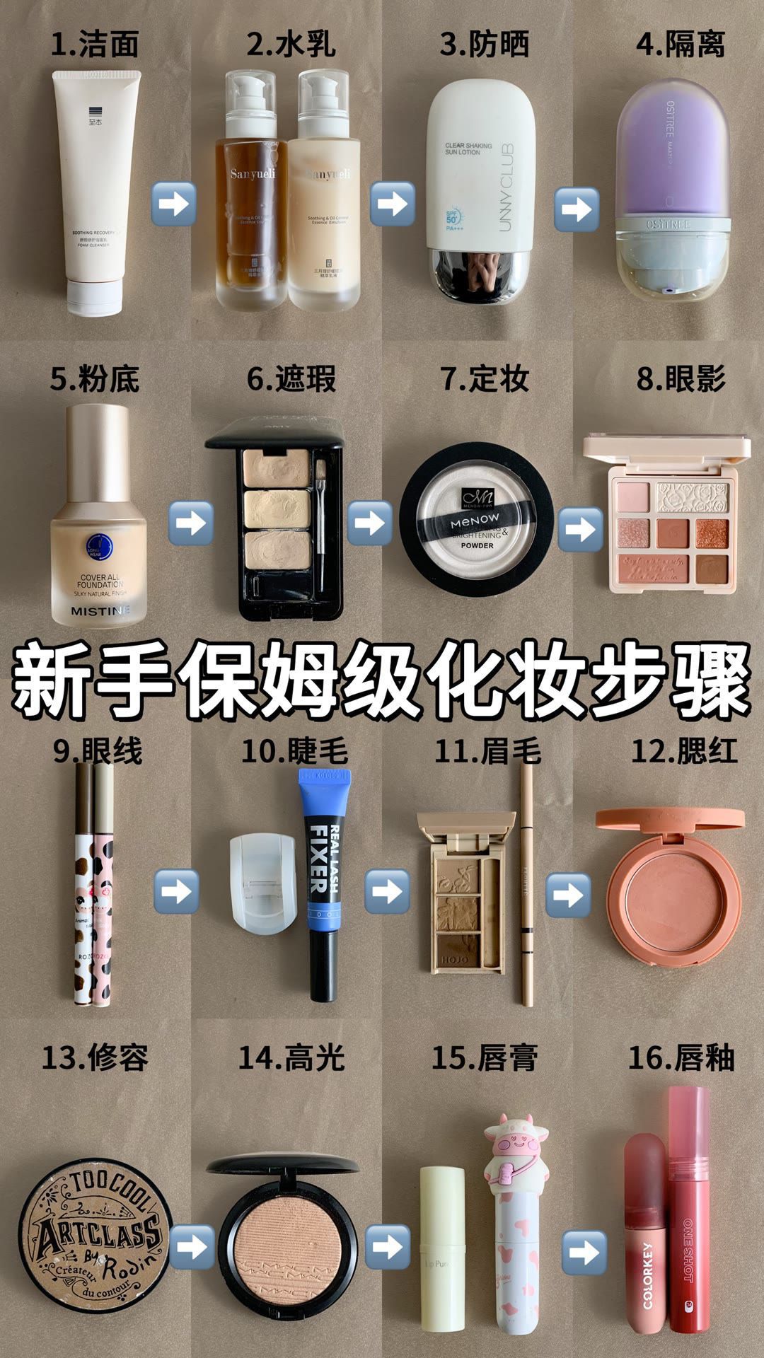 不会化妆的姐妹，看完这篇还不会算我输！