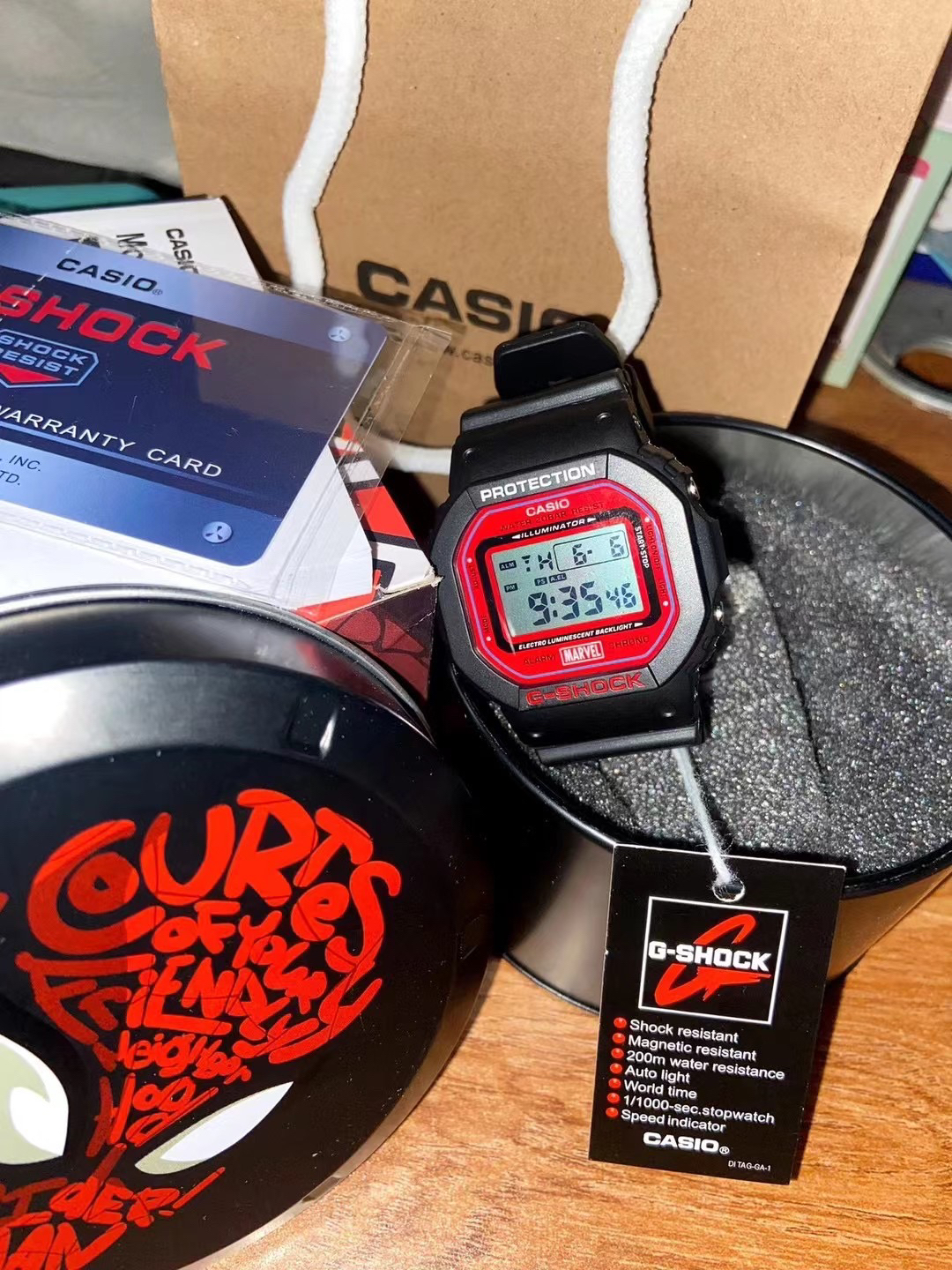 🛒好物名称：漫威联名Casio手表
🤔推