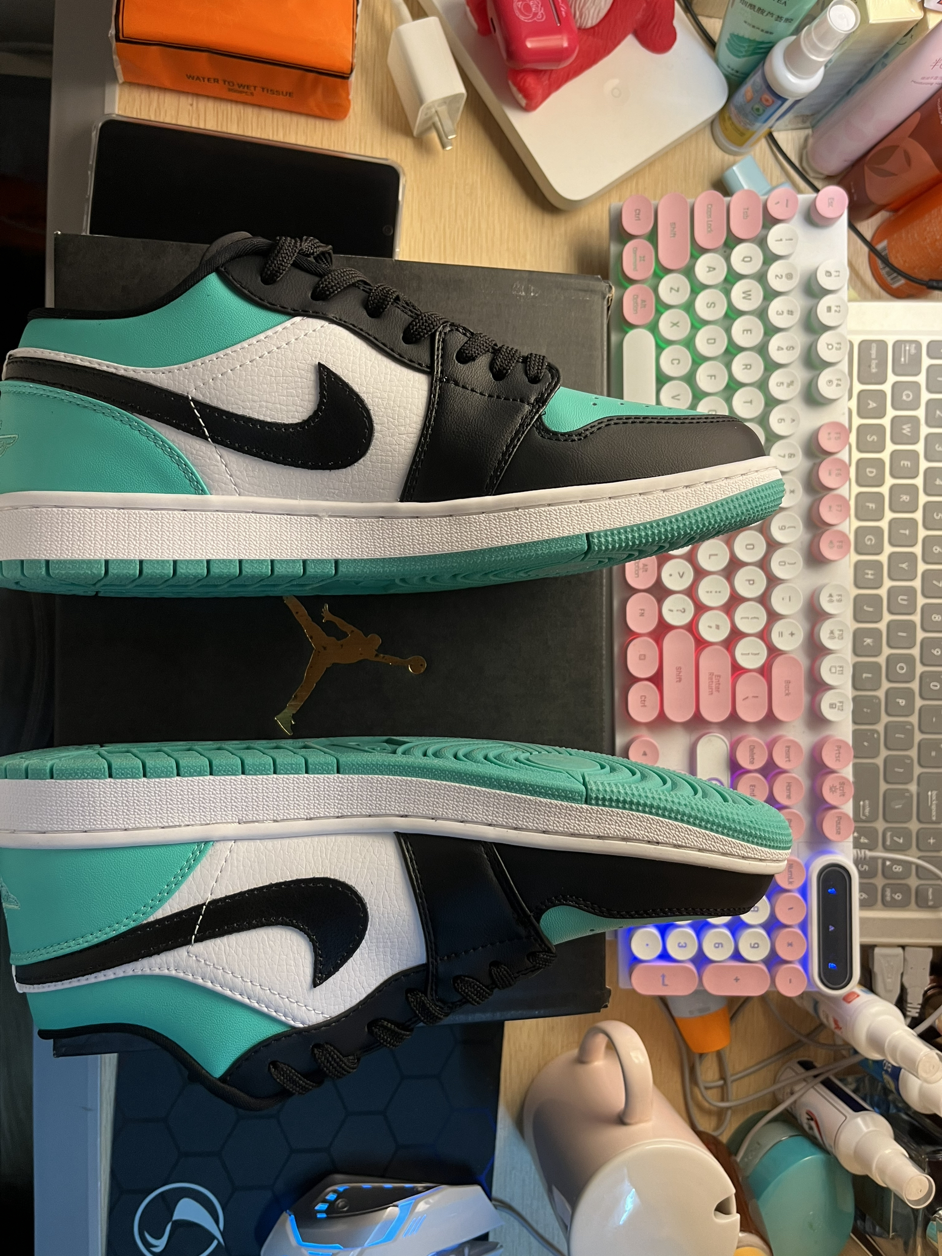 Air Jordan 1 复古潮流 运动休闲鞋 低帮/蒂芙尼