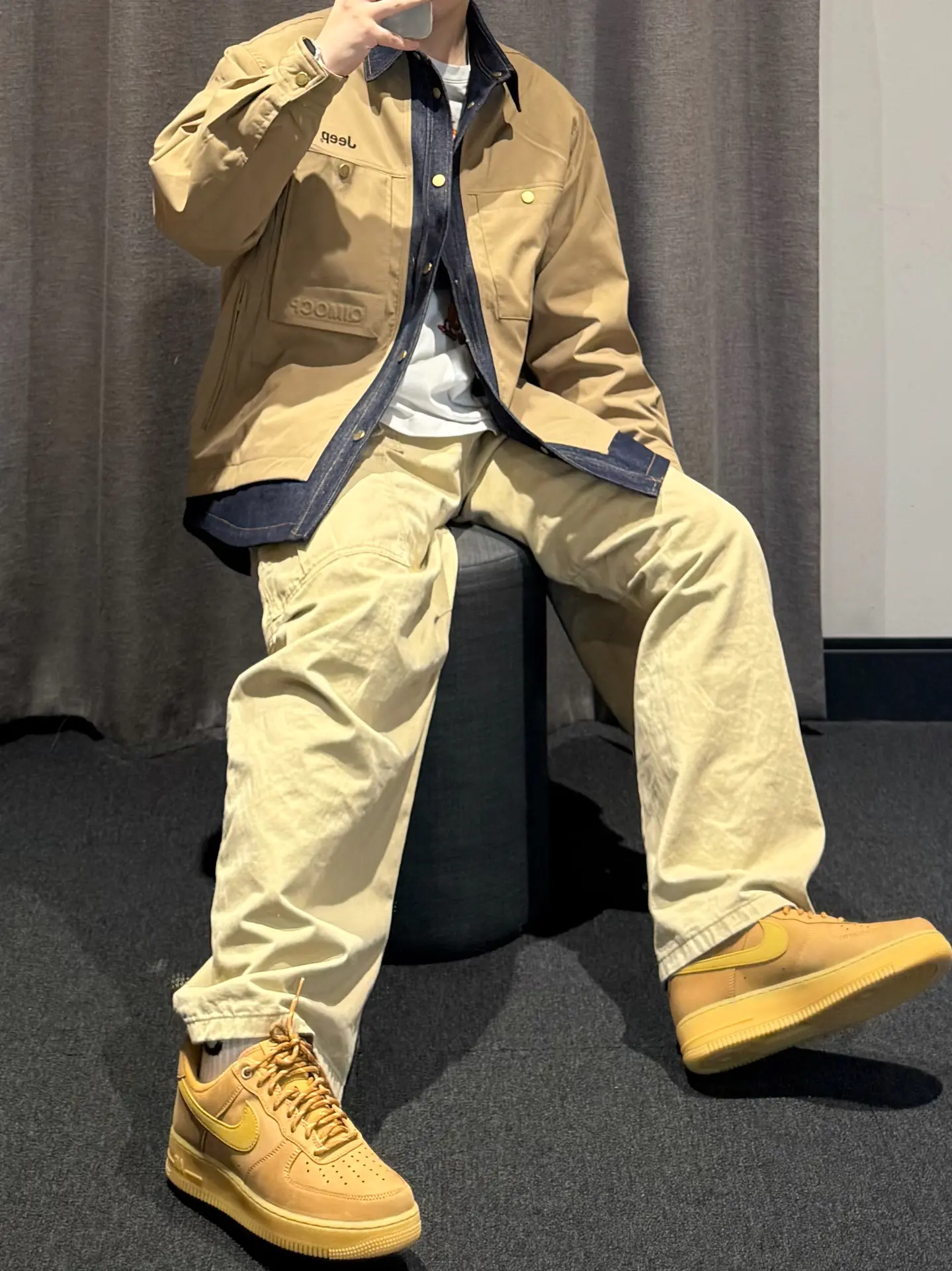 这件美式假两件也太好看了吧