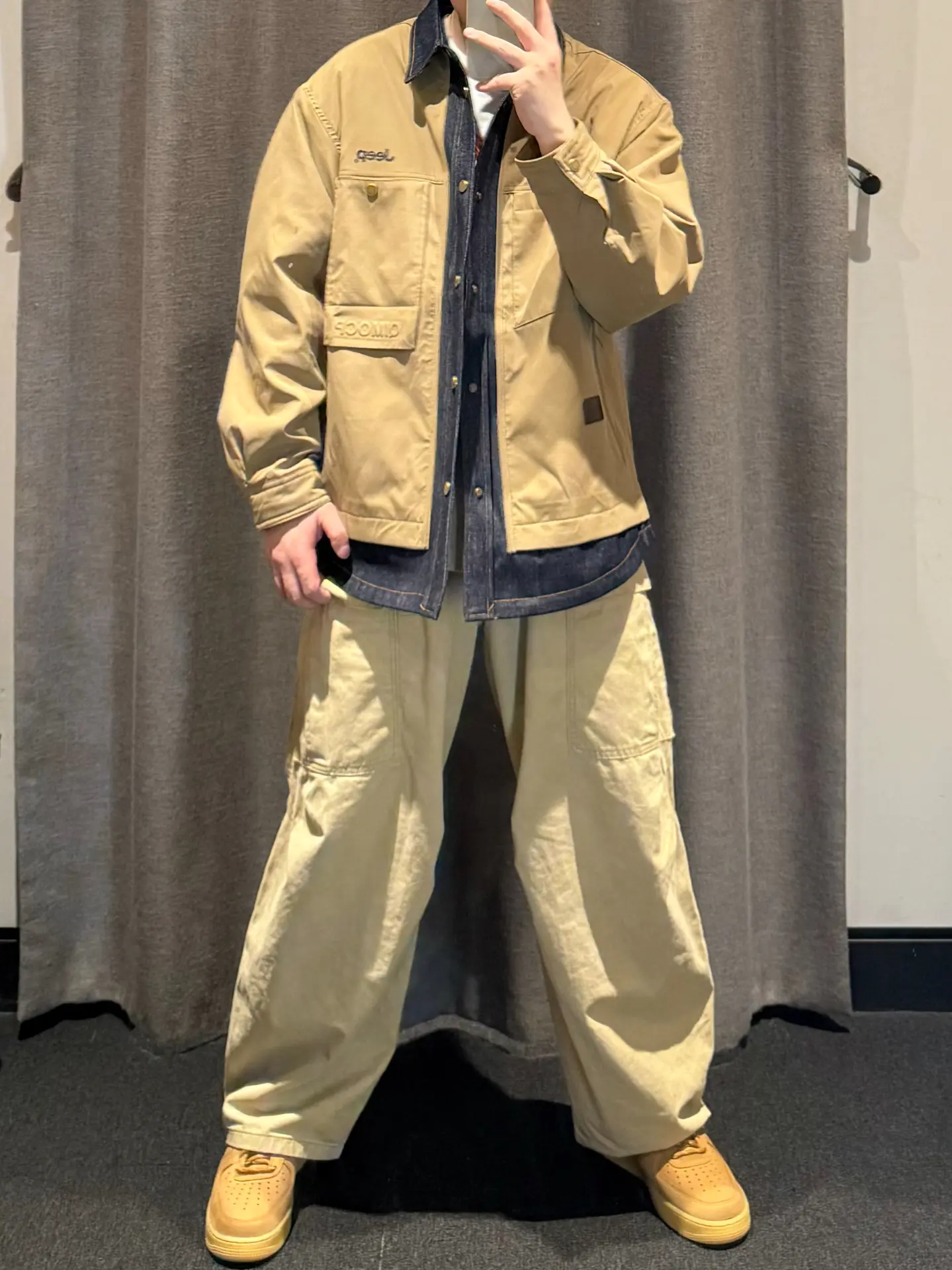 这件美式假两件也太好看了吧