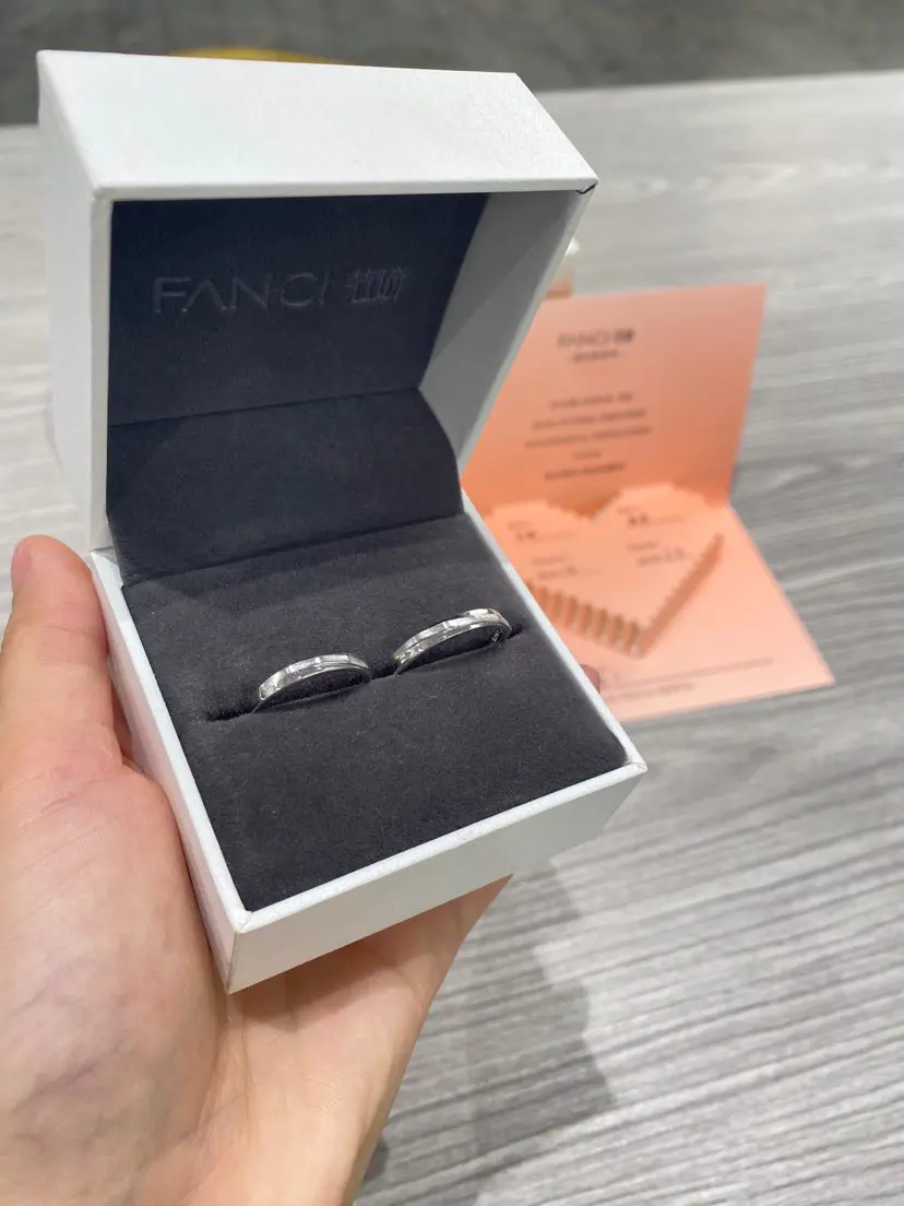 好喜欢我的情侣对戒💗男朋友也太会挑啦‼️