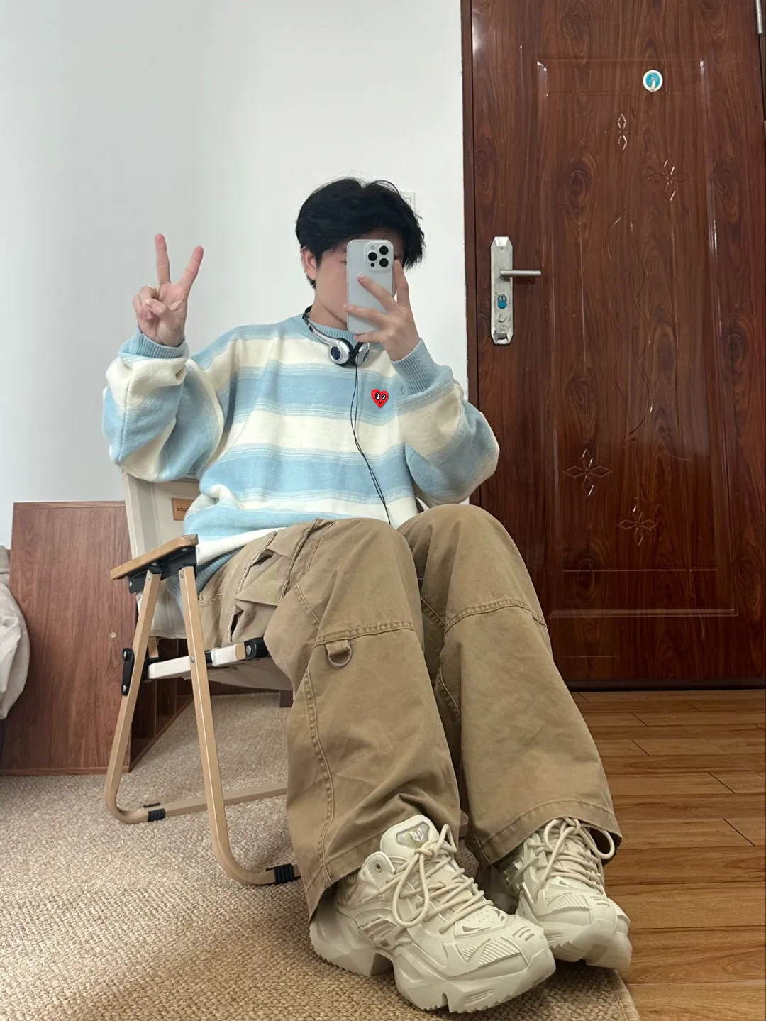 OOTD|条纹毛衣不费力穿搭