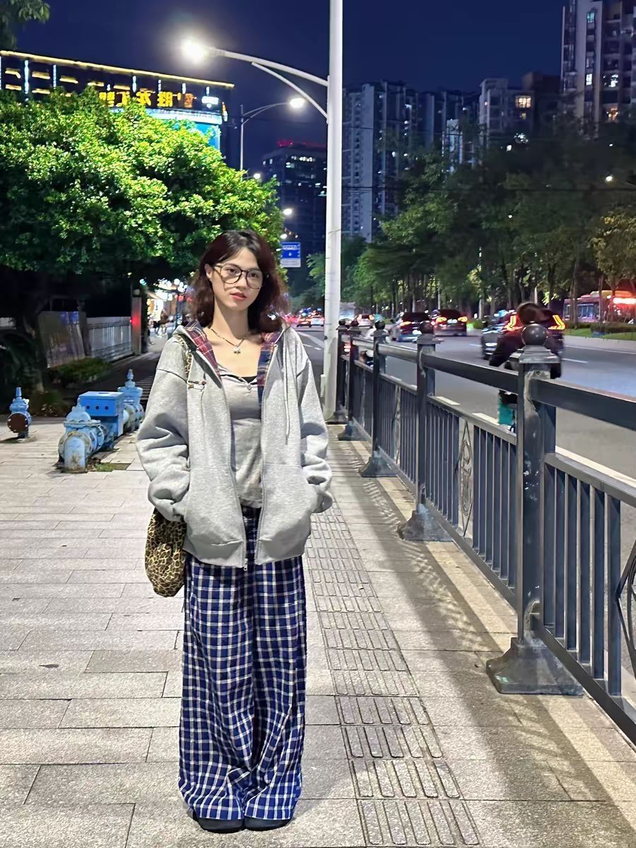 💥💥💥哇塞！这件美式格子装饰基础款开衫外套太赞了！💥💥💥