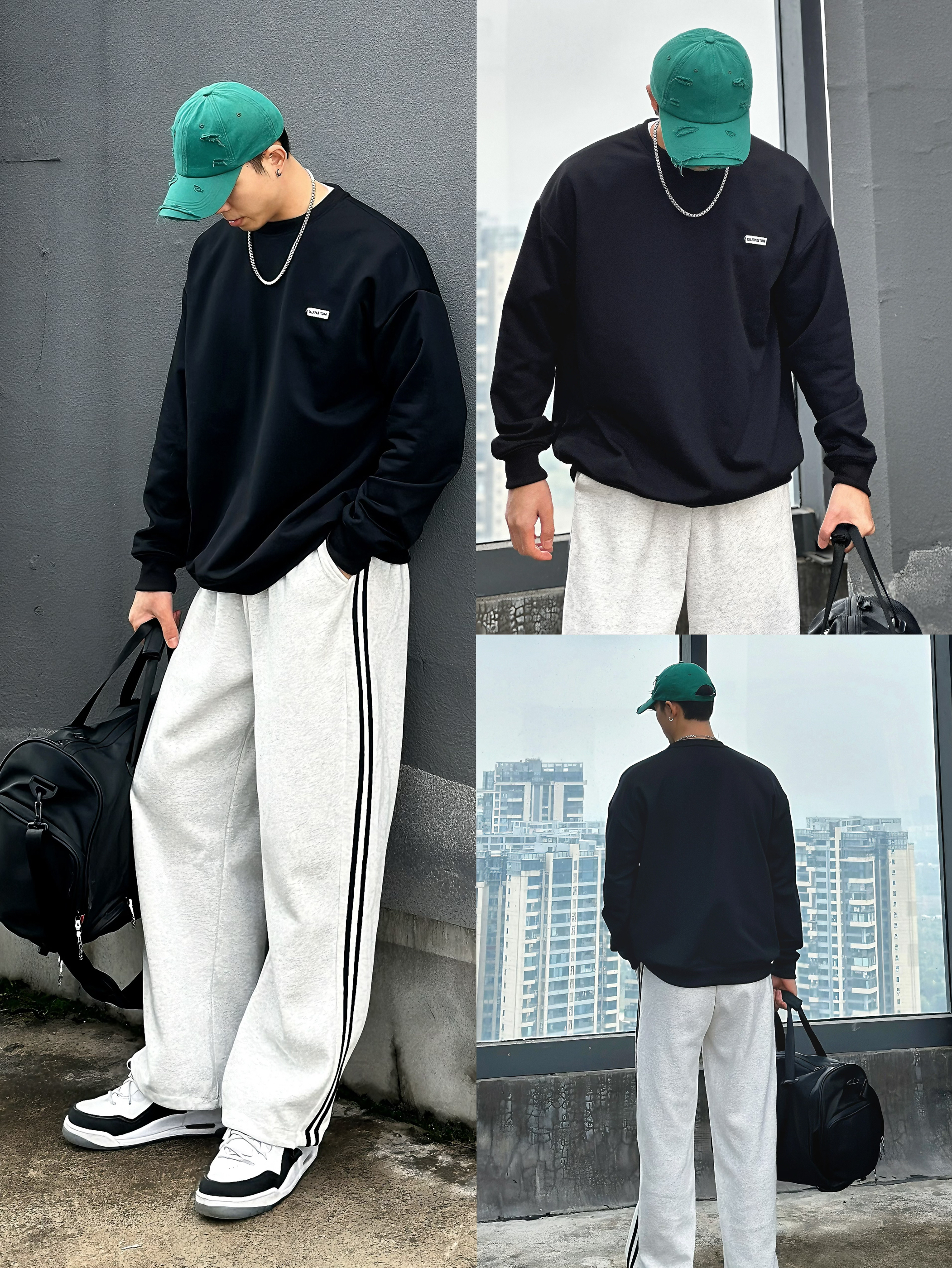 ootd丨黑色长袖T恤自带ins感