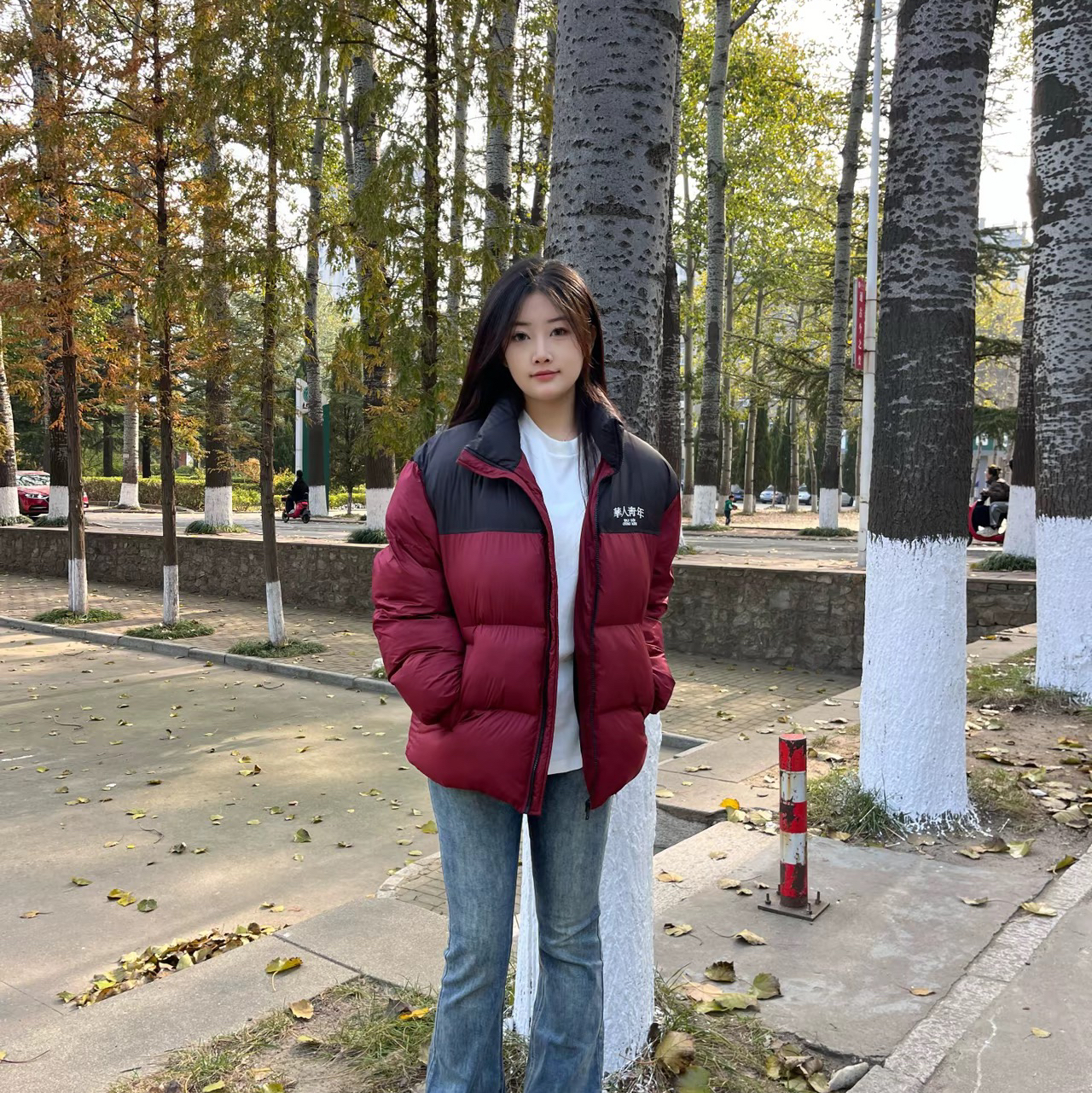 OOTD I 第一件黑红棉服