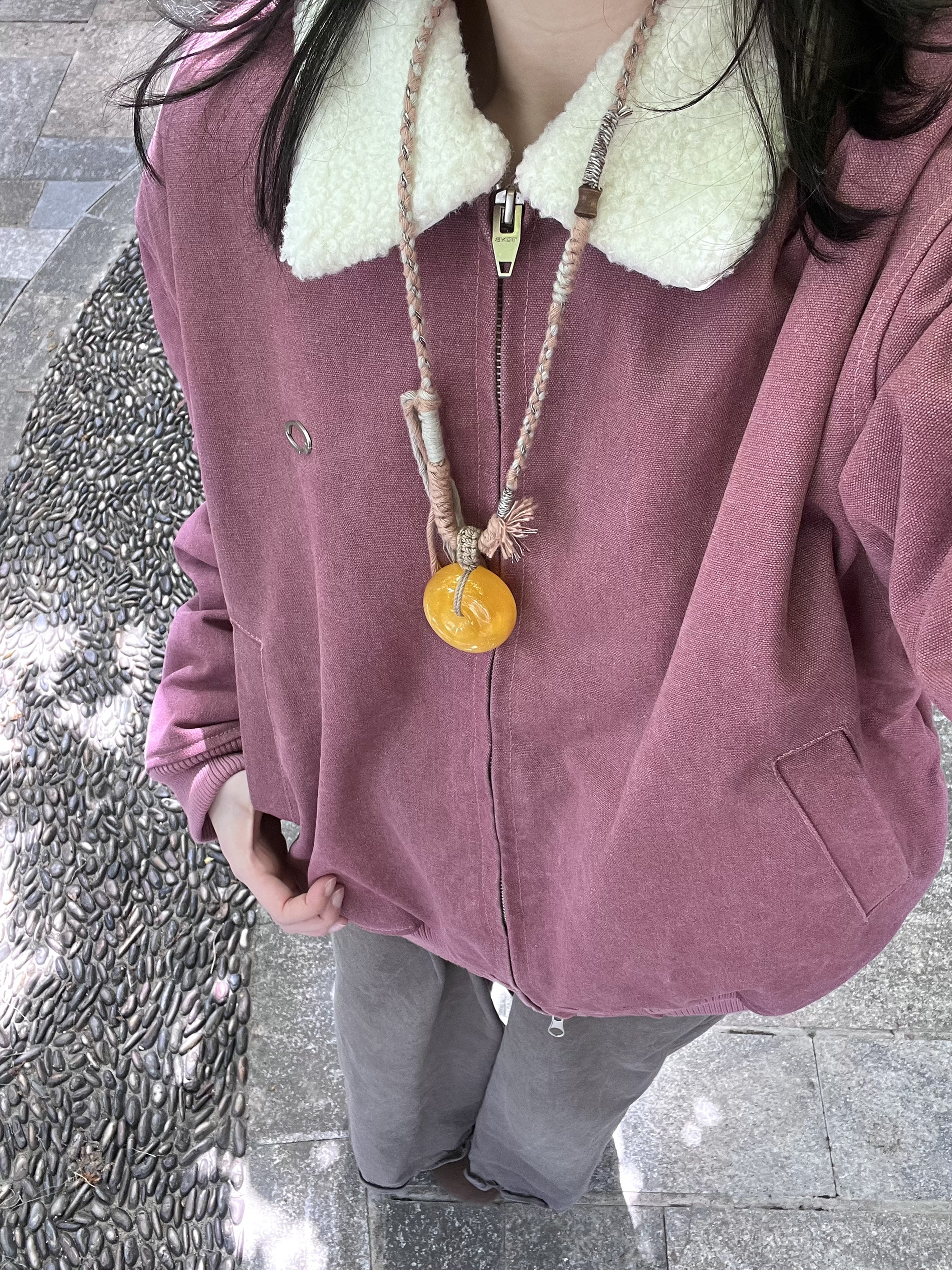 这件美式复古棉服我太爱啦！