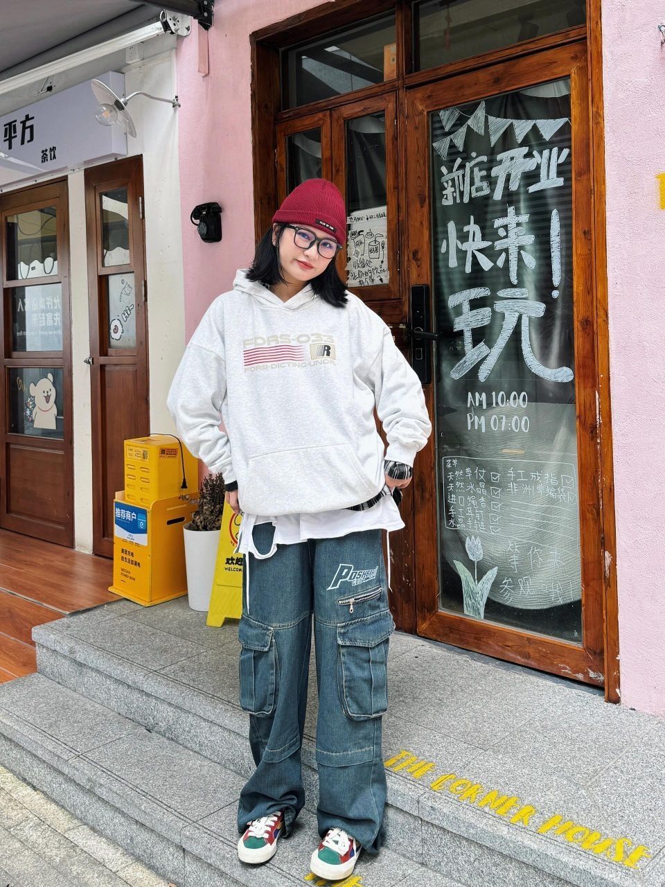 OOTD｜卫衣➕牛仔裤🎧好喜欢这种简单的少年感